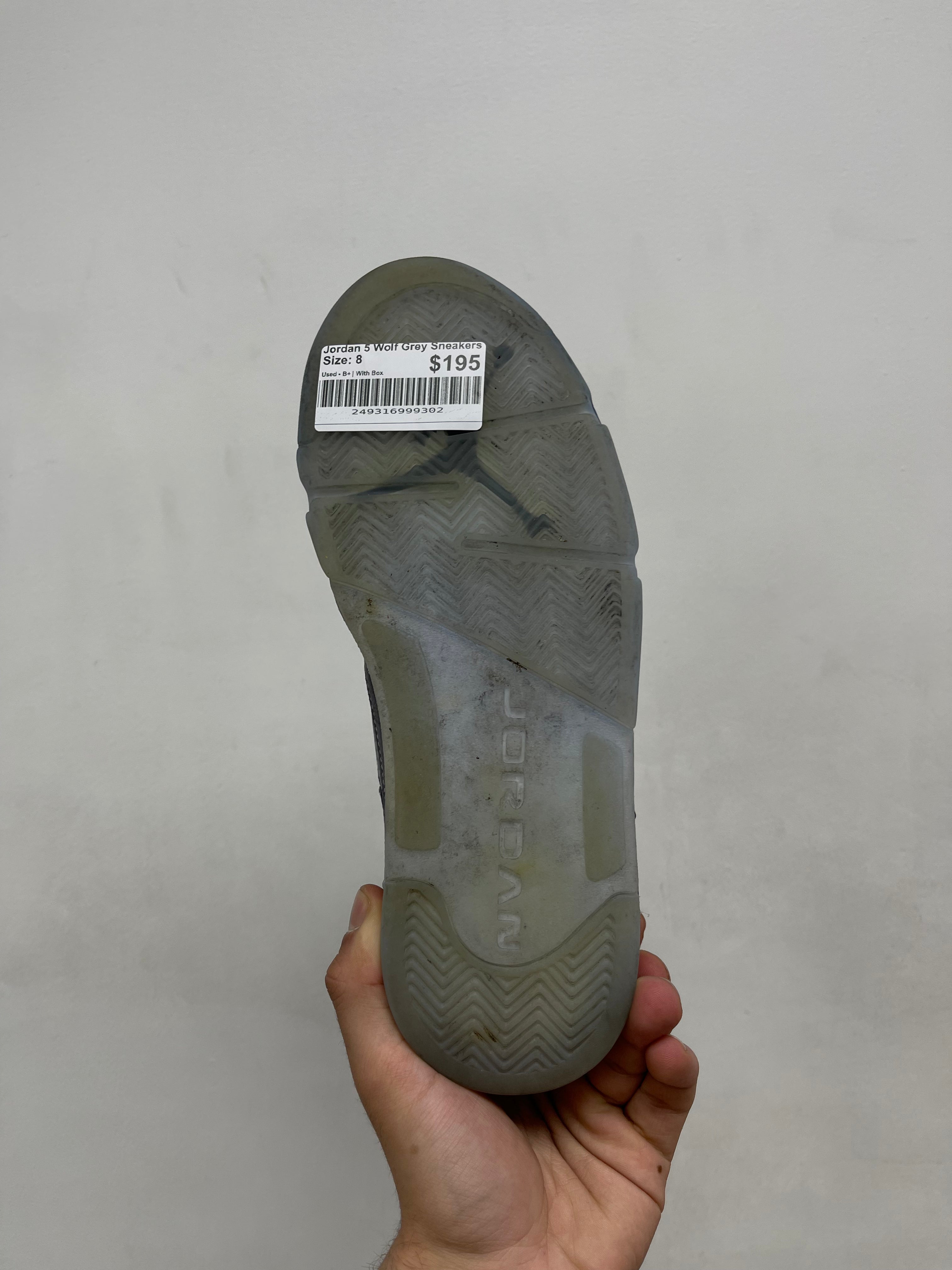Jordan 5 Wolf Grey Sneakers