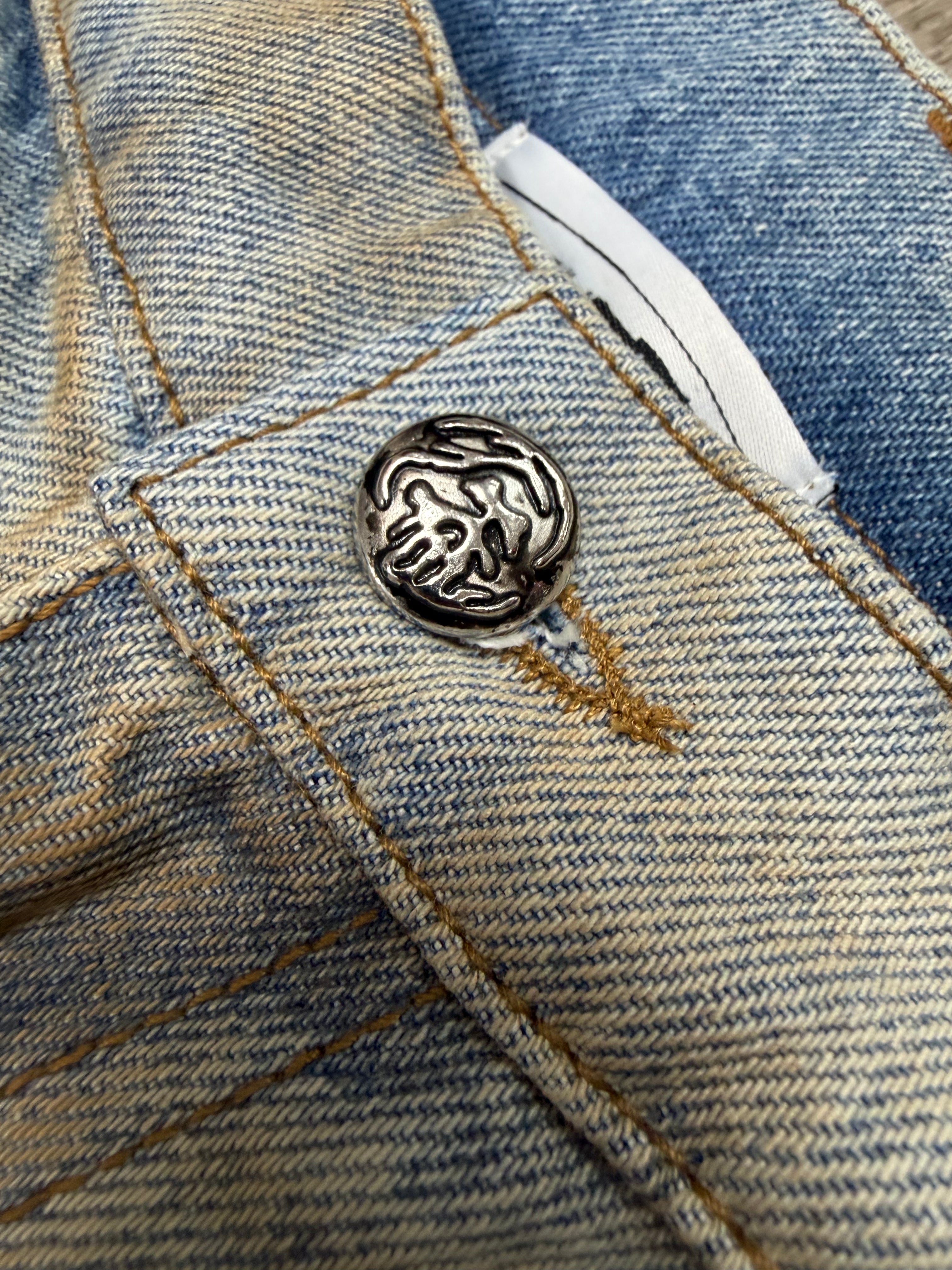 Warren Lotas Vintage Wash Reaper Denim Jeans
