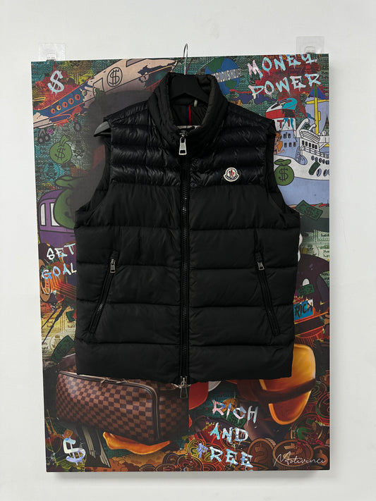 Moncler Vest Black 2 (Medium) Used