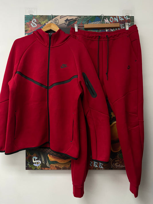 Nike Tech Red Sweatsuit  New With Tags