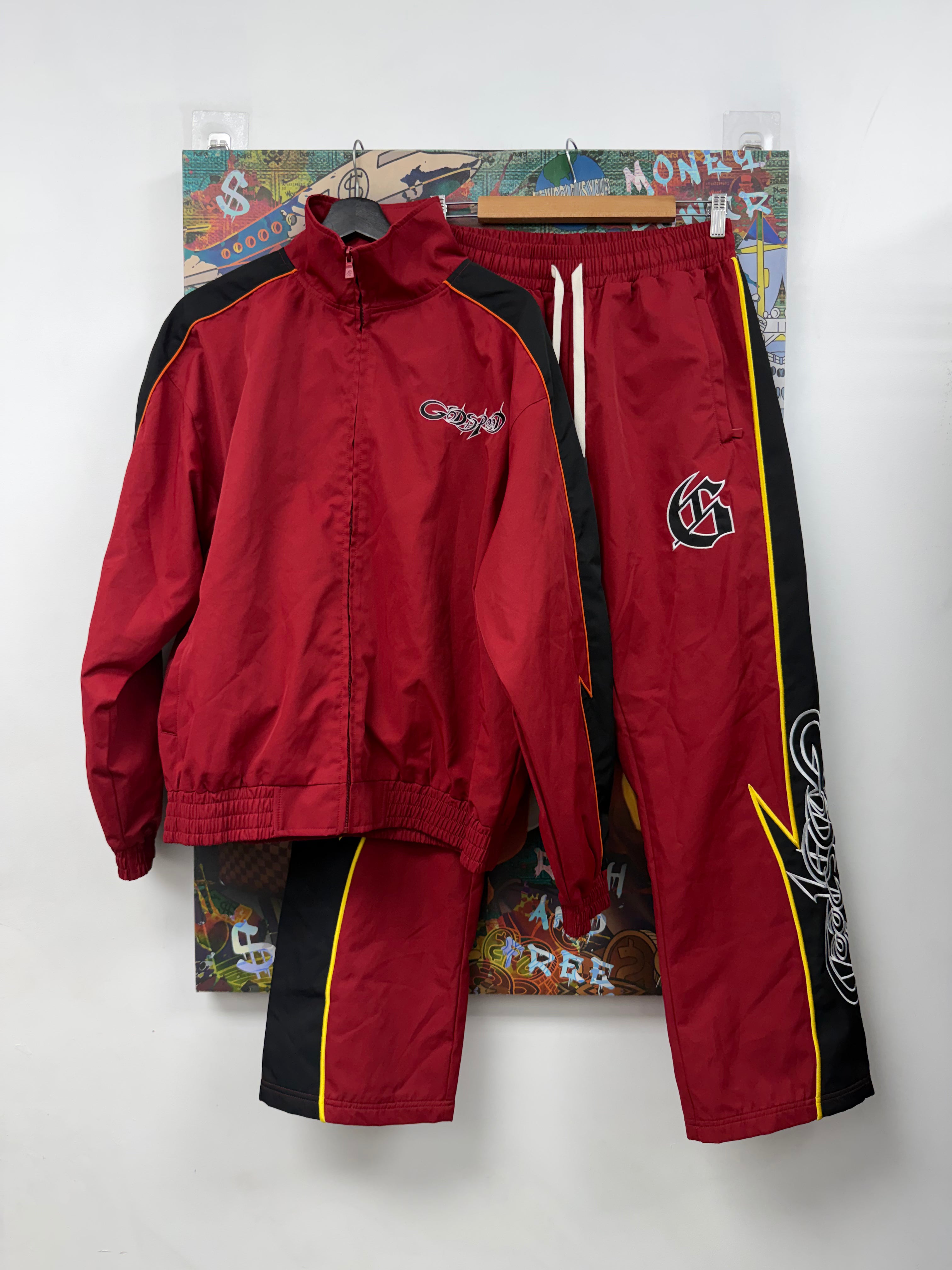 Godspeed Red Black TrackSuit