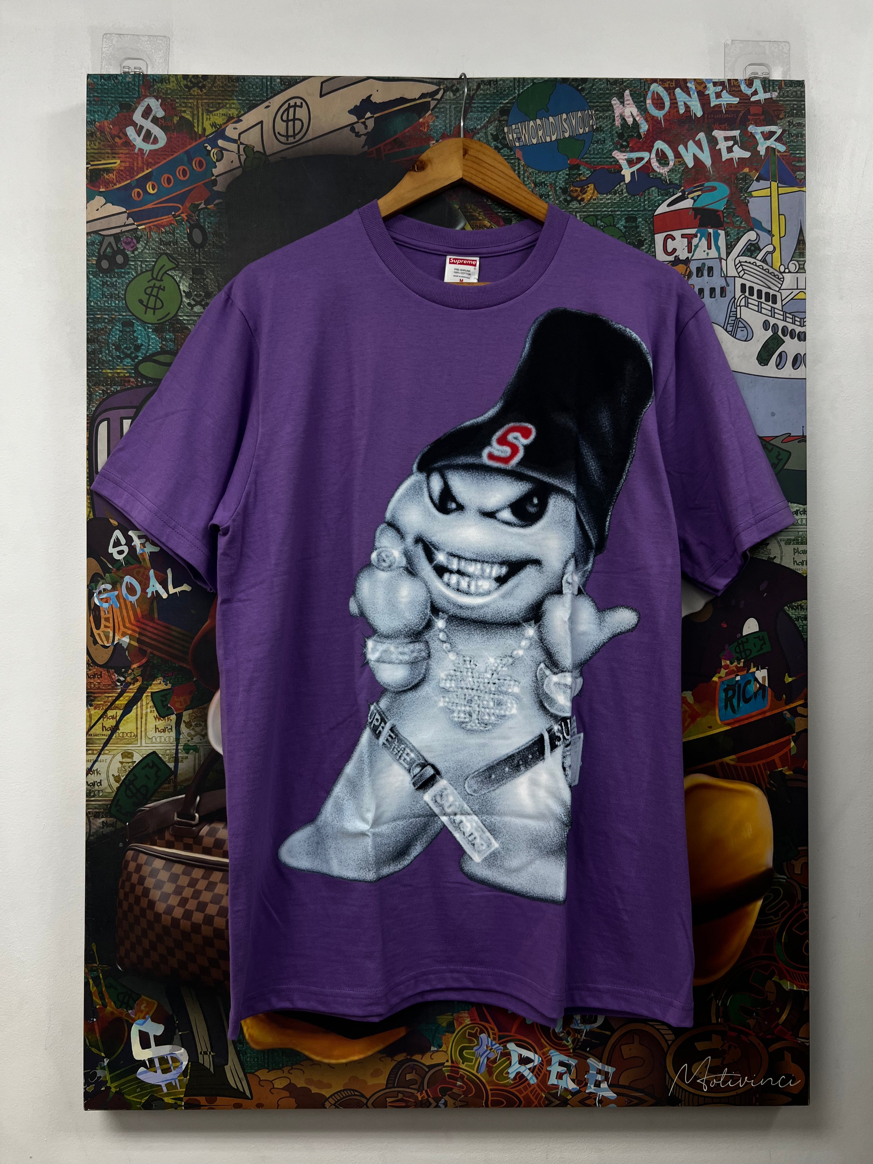 Supreme Purple Snowman Tee