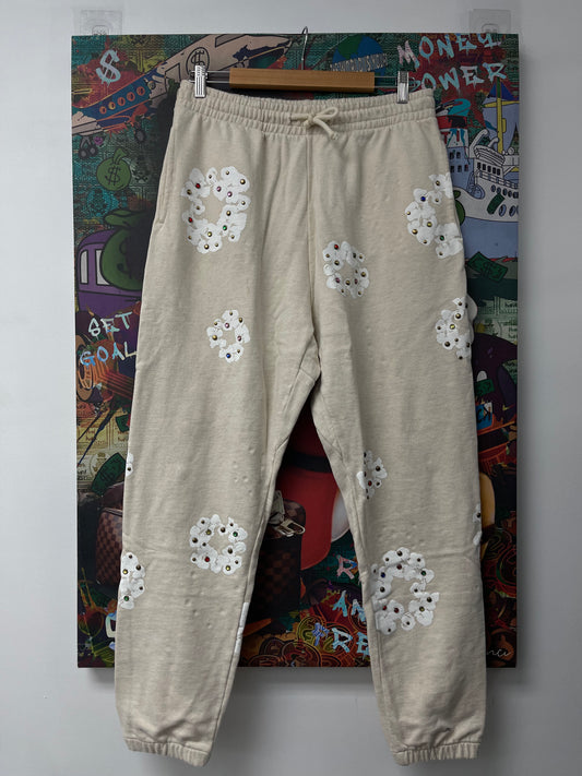 Denim Tears Rhinestone Sweats Cream Used