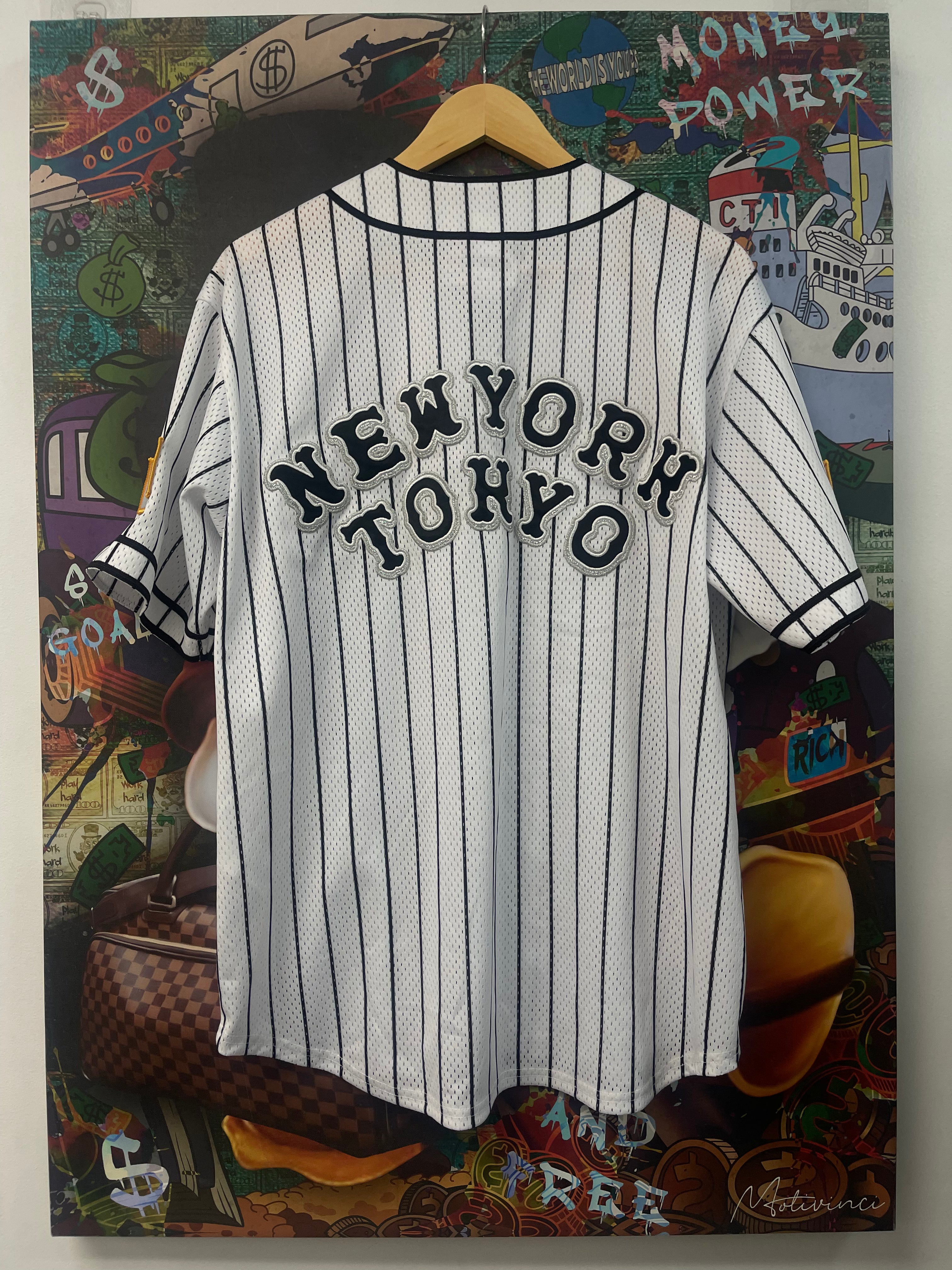 Supreme Black White Homerun Jersey
