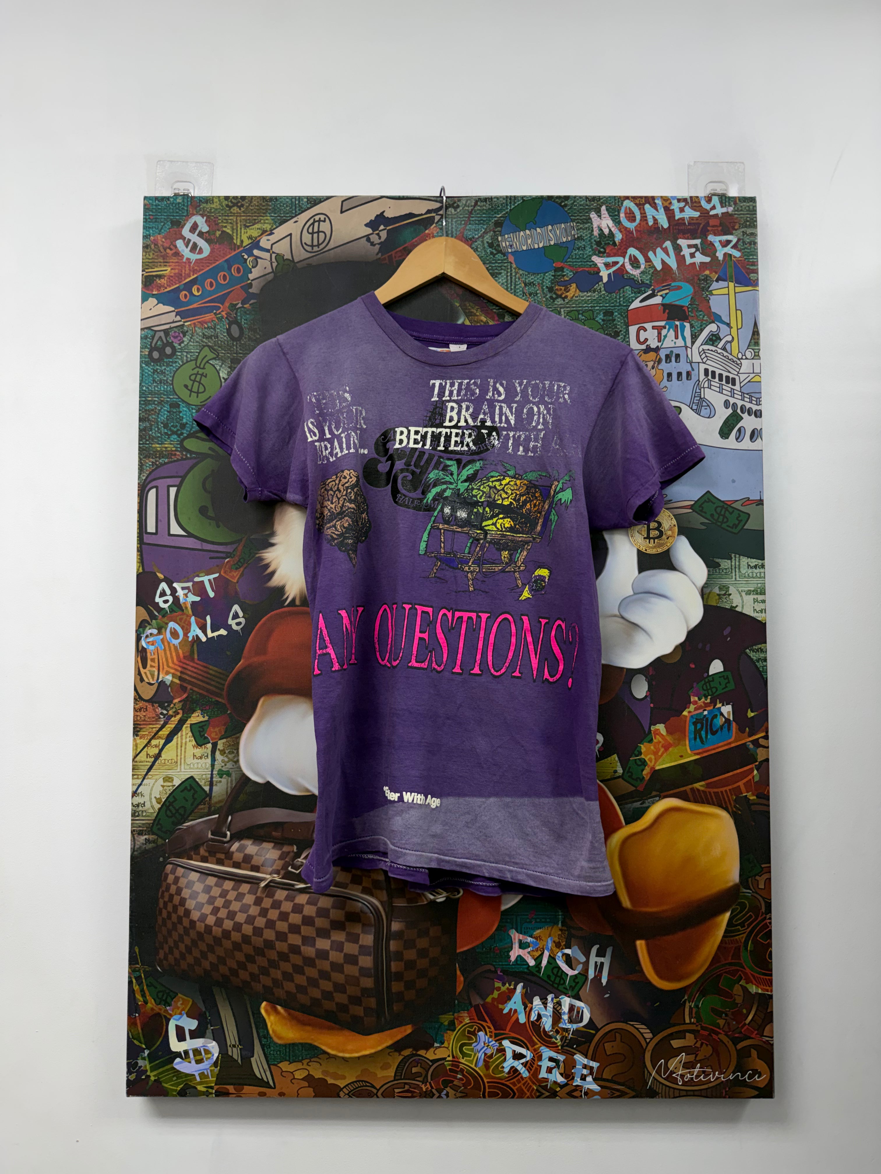 Better With Age Purple Any Question Tee