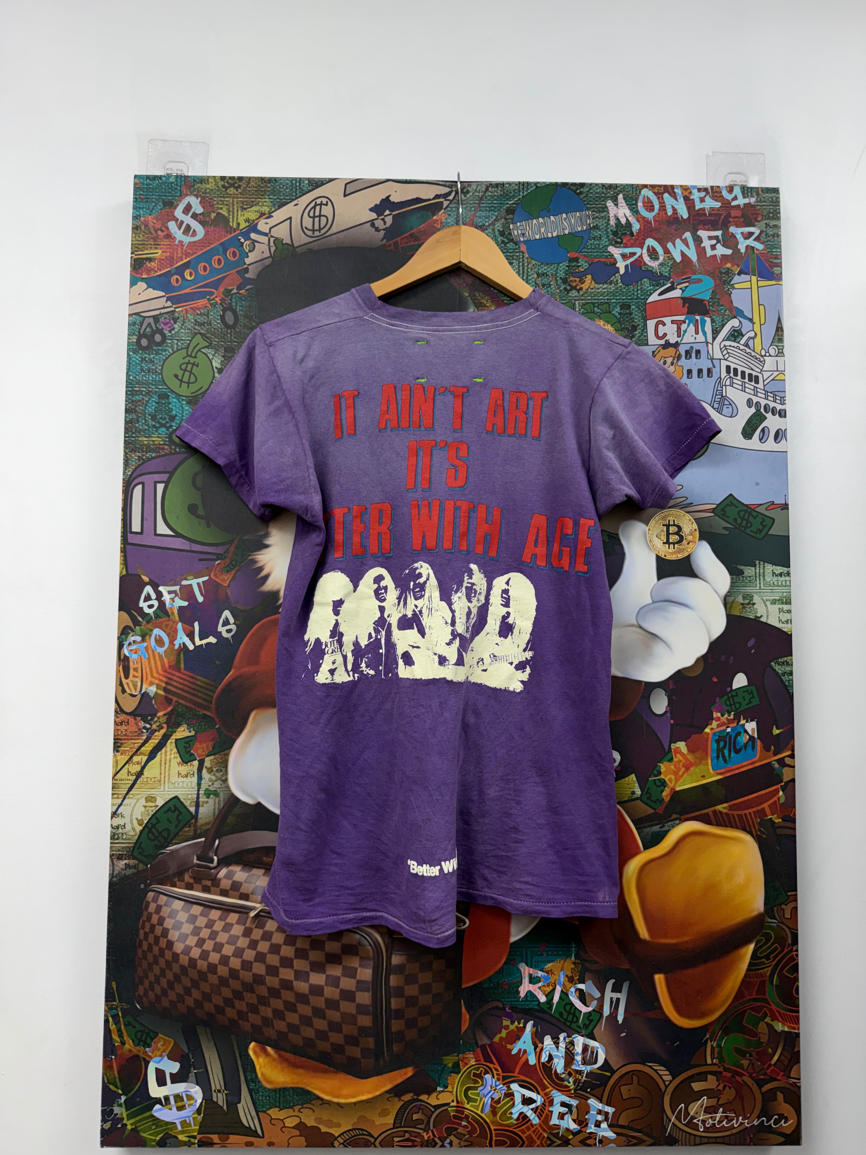 Better With Age Purple Any Question Tee
