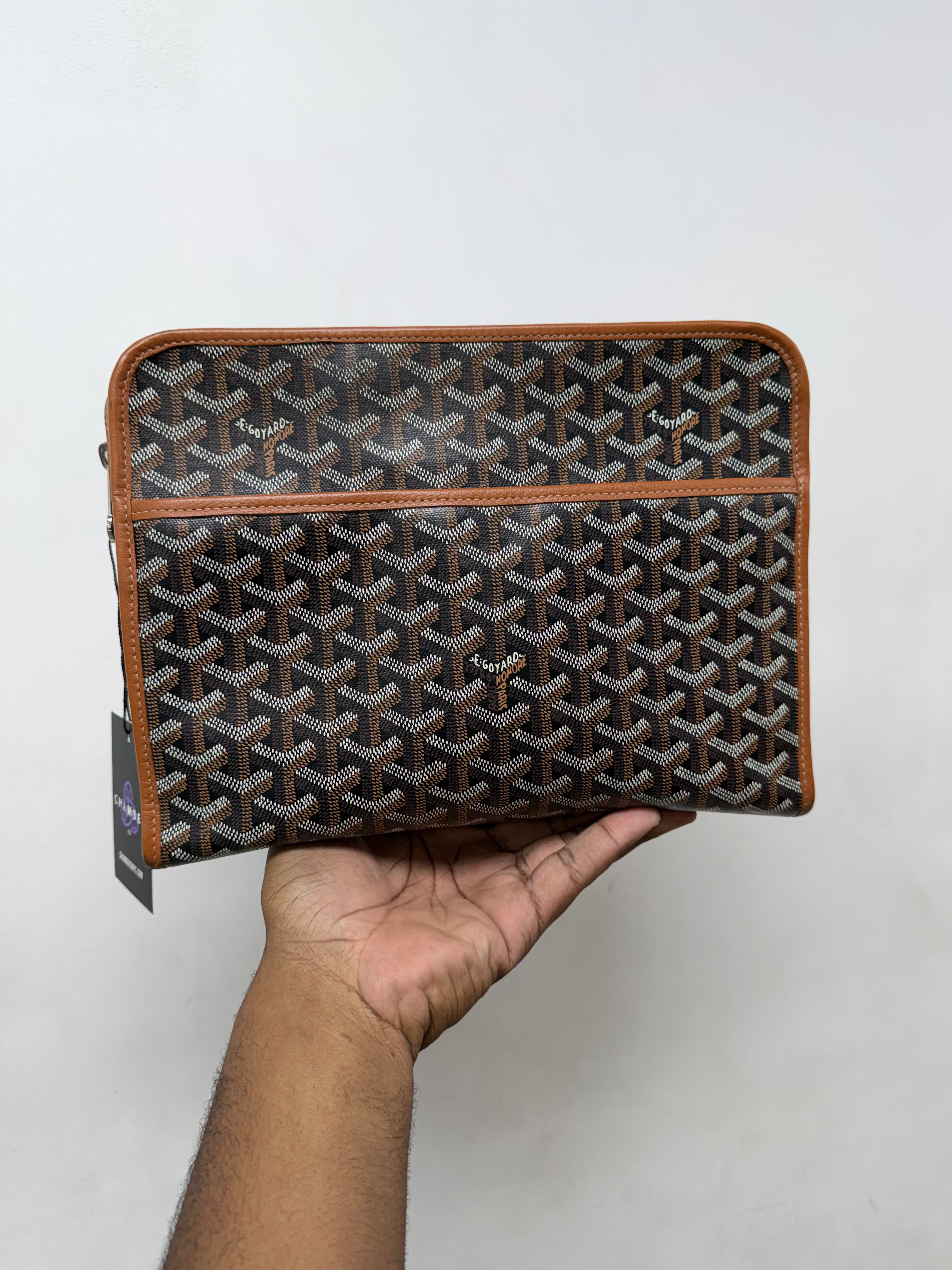 Goyard Black Brown Jouvence Bag