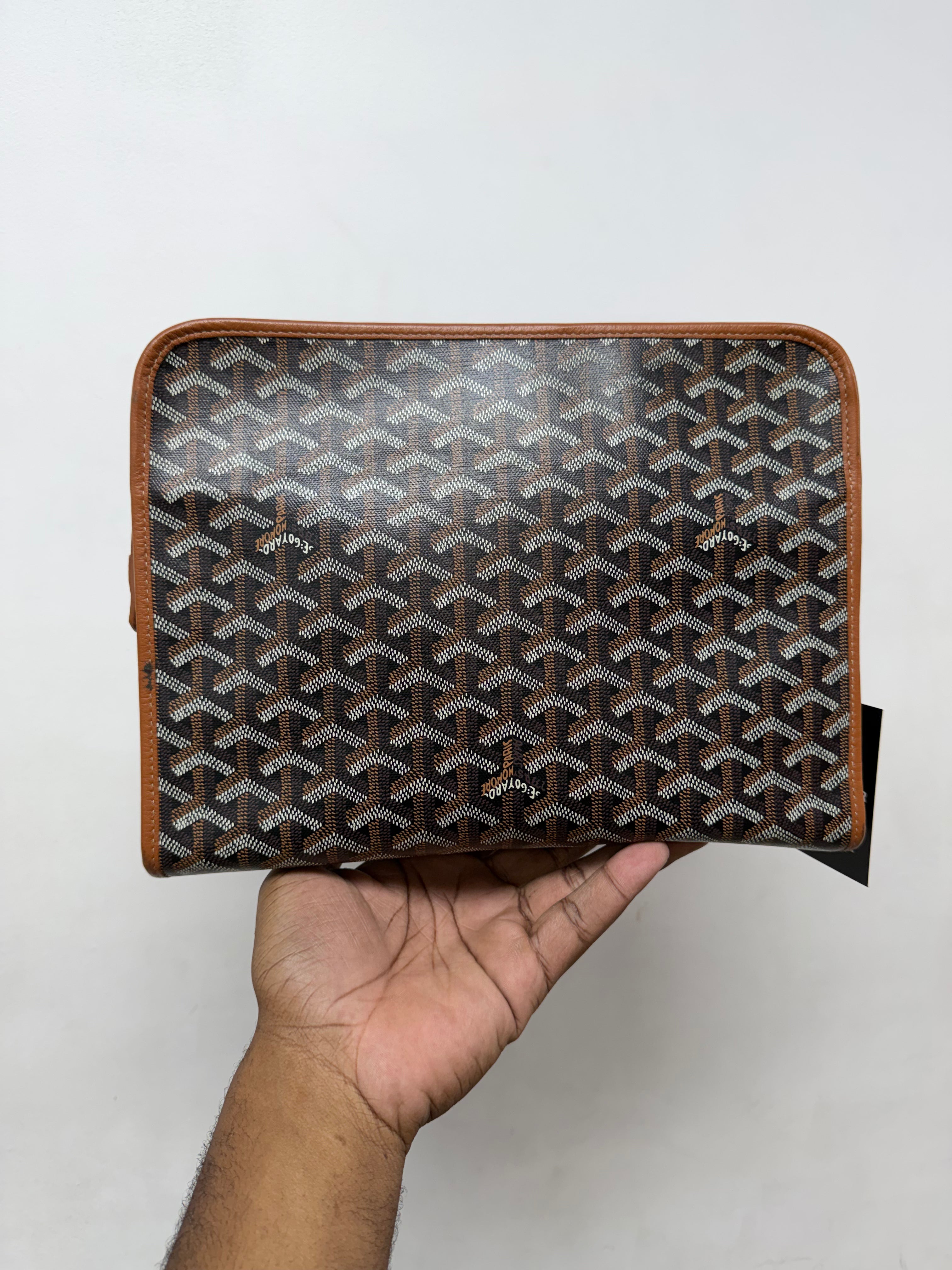Goyard Black Brown Jouvence Bag