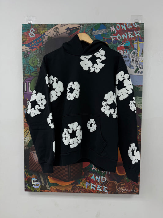 Denim Tears Hoodie Cotton Wreath Black (XS-XXL) New
