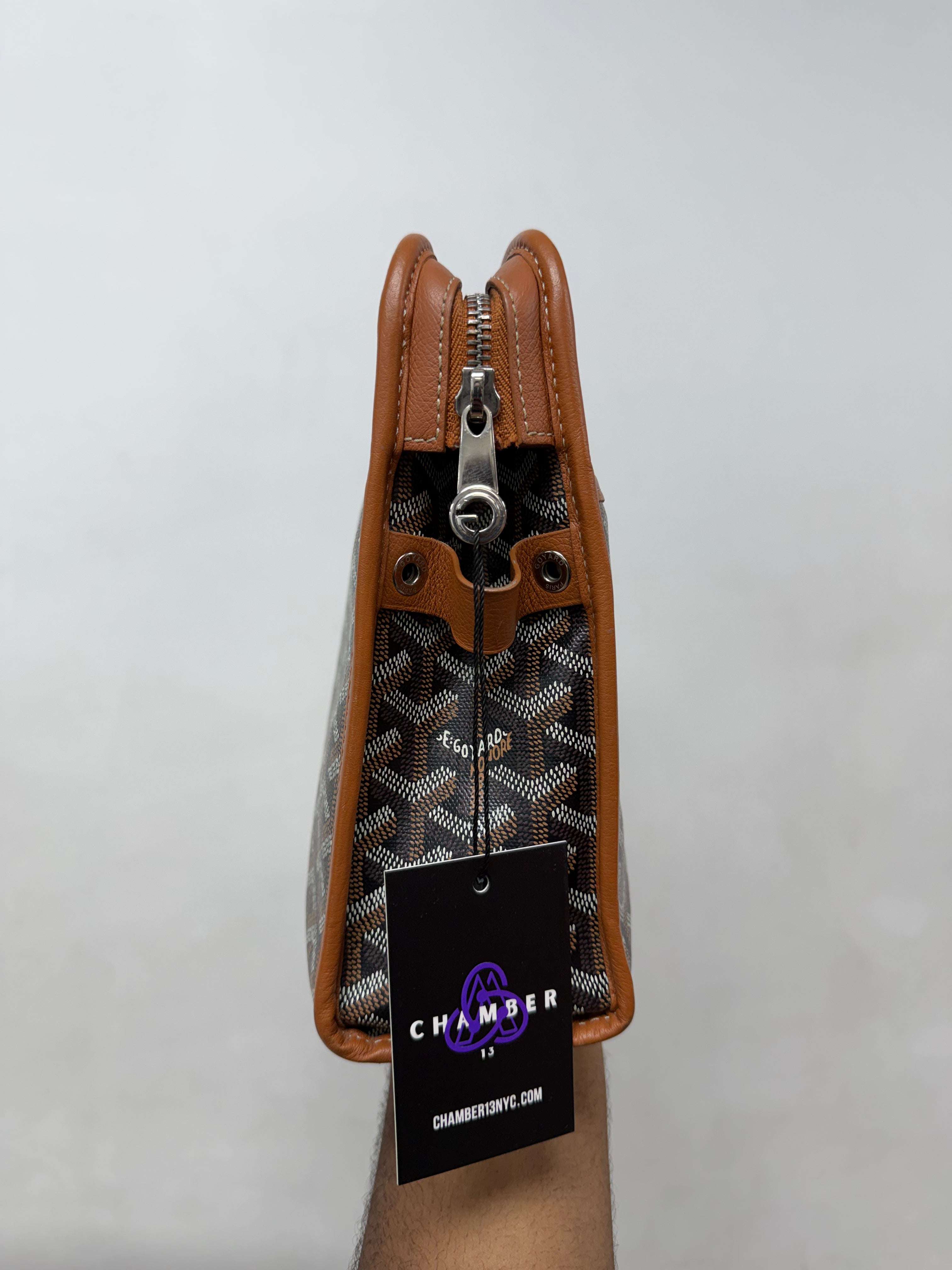 Goyard Black Brown Jouvence Bag