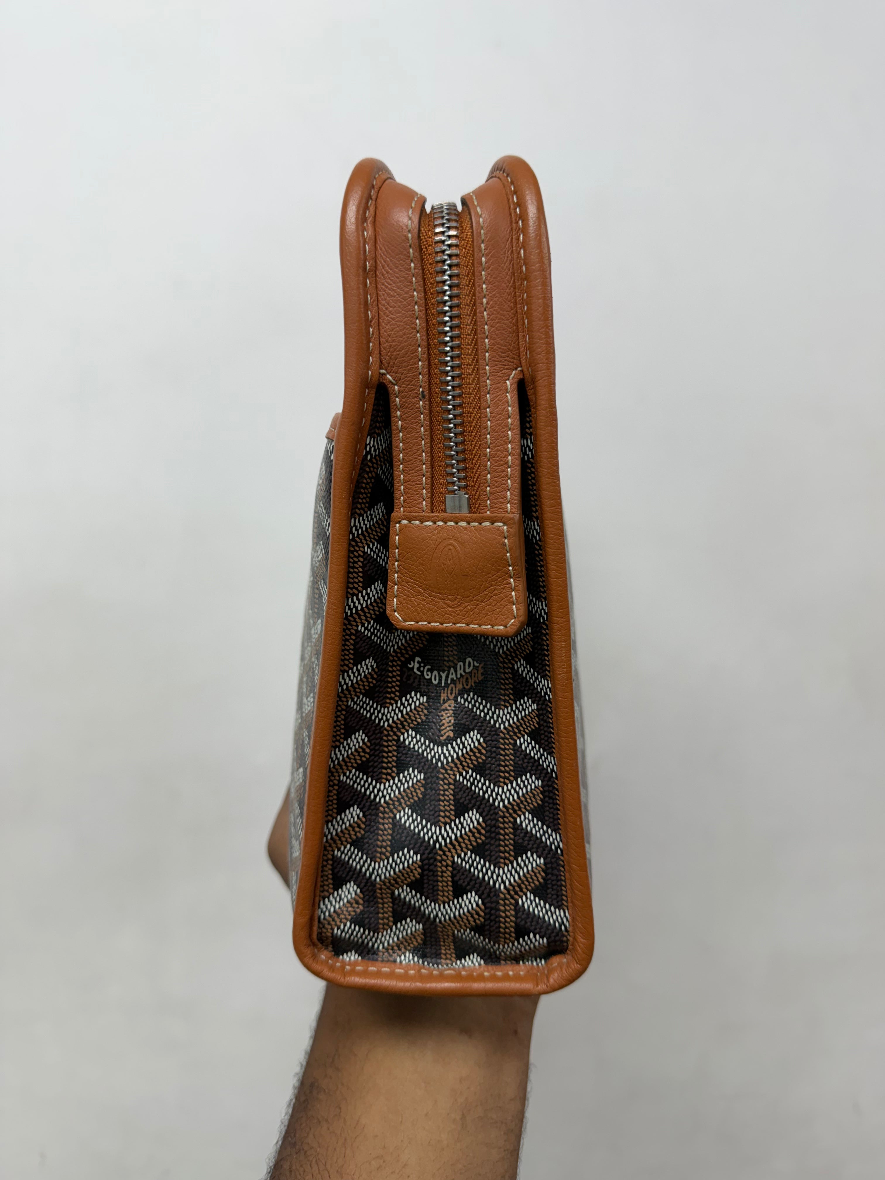 Goyard Black Brown Jouvence Bag