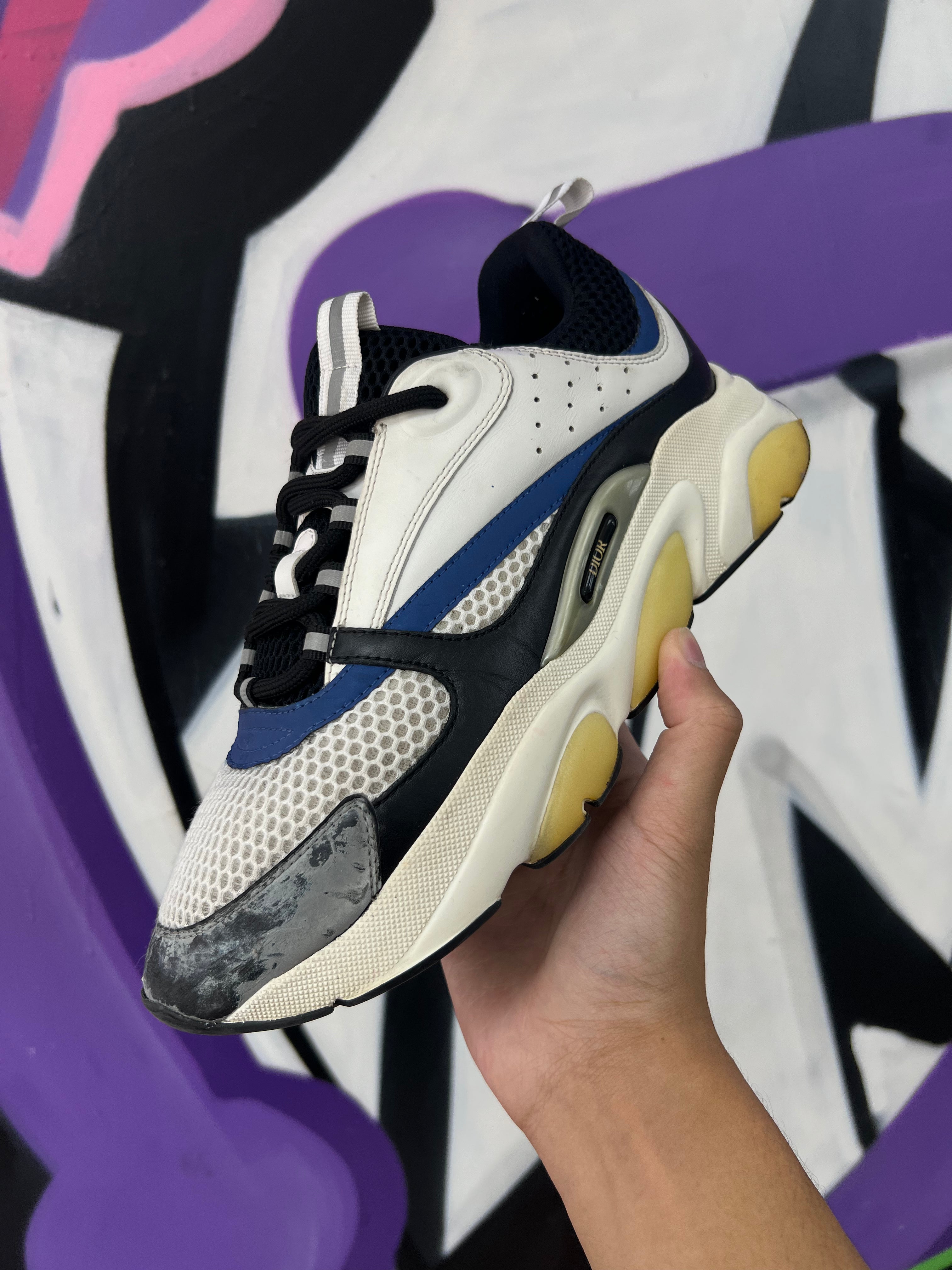 Dior Navy Black B22 Sneakers