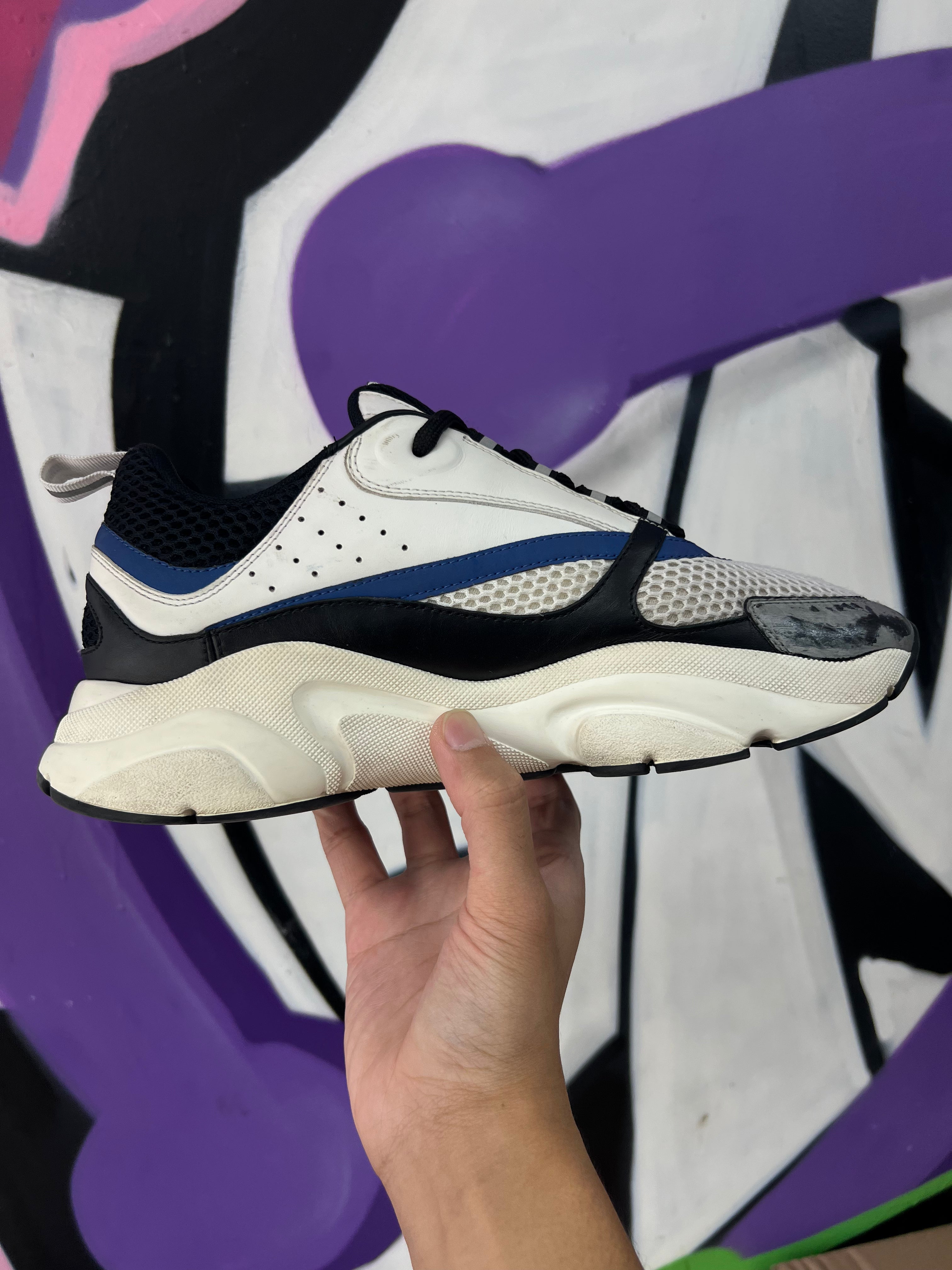 Dior Navy Black B22 Sneakers