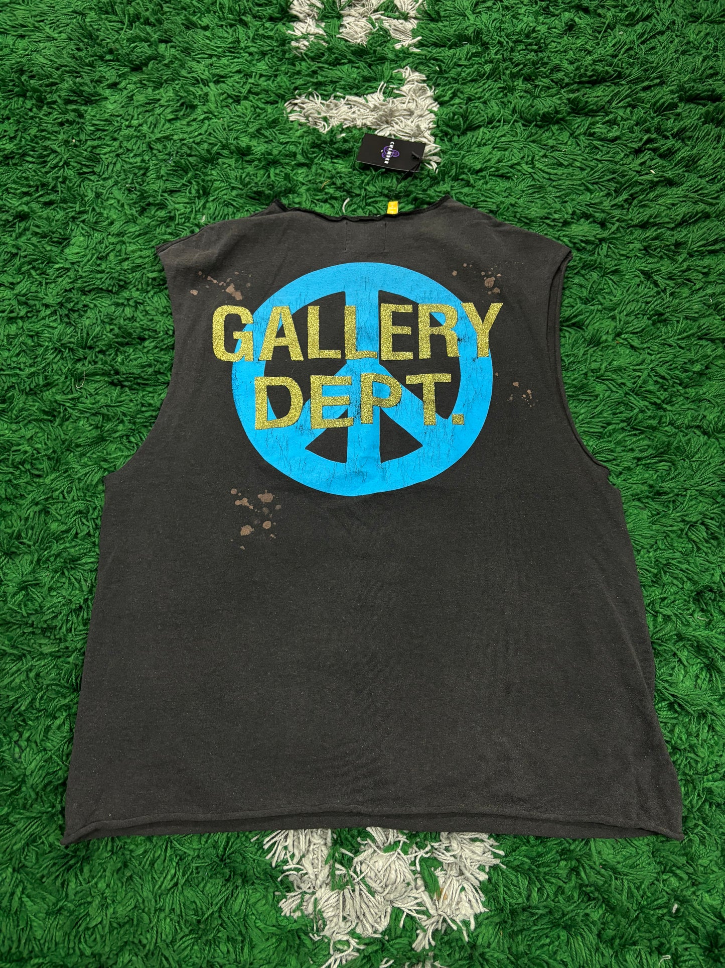 Gallery Dept Muscle Peace Tee Grey Multi Used Medium N/A