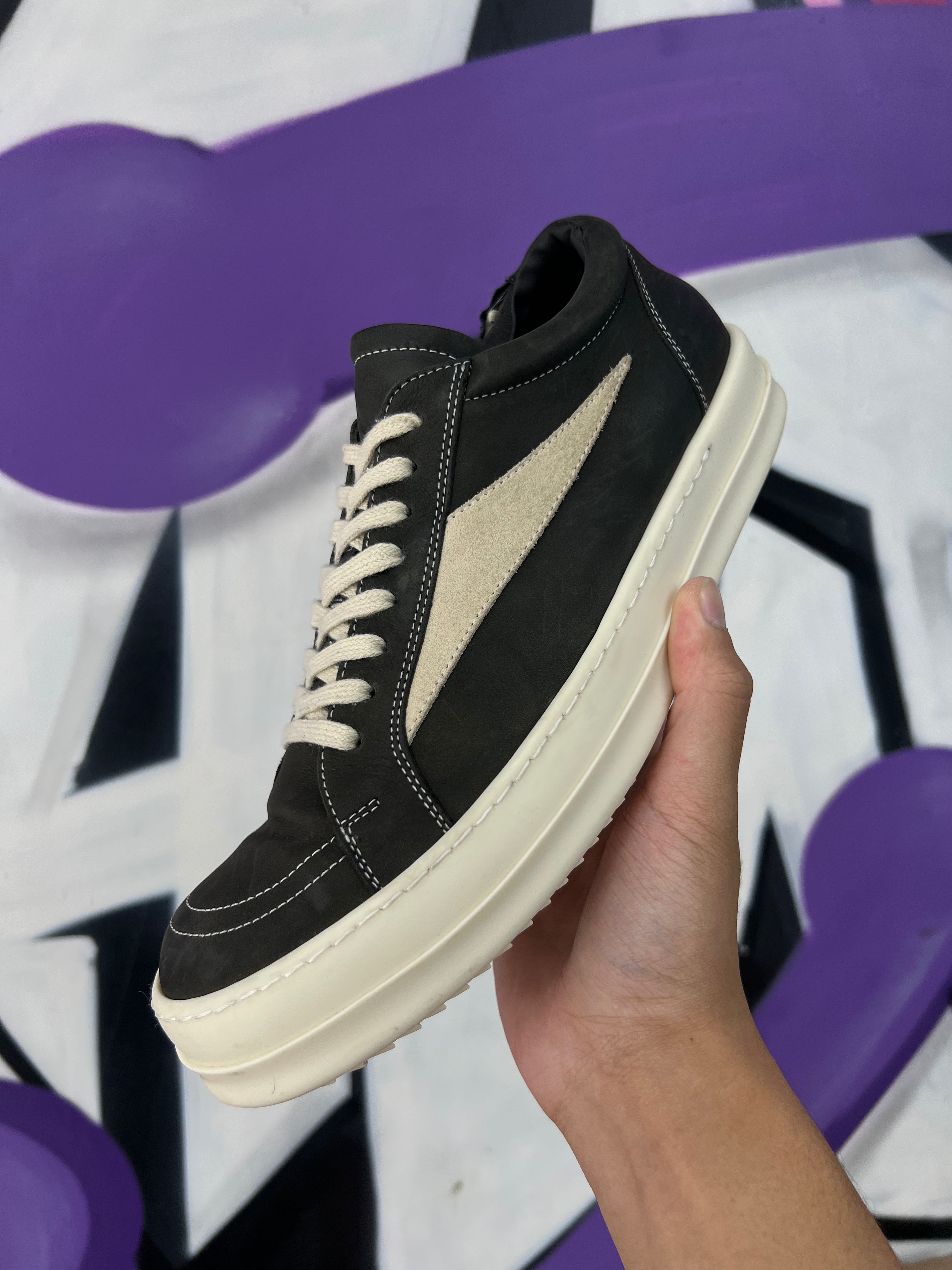 Rick Owens Bosco 'Mainline' Vintage Low Sneakers