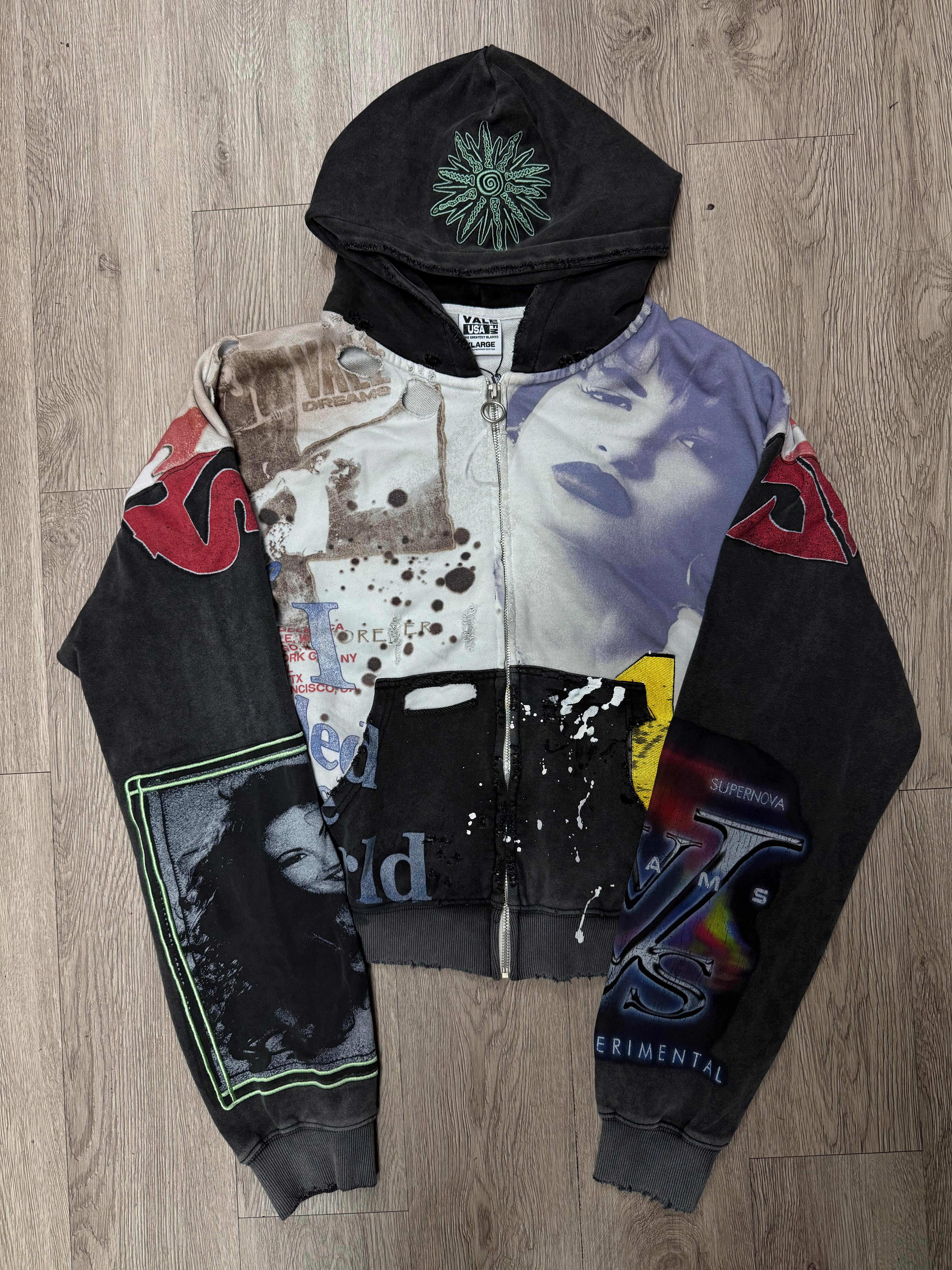 Vale I Rule The World Zip Up Hoodie