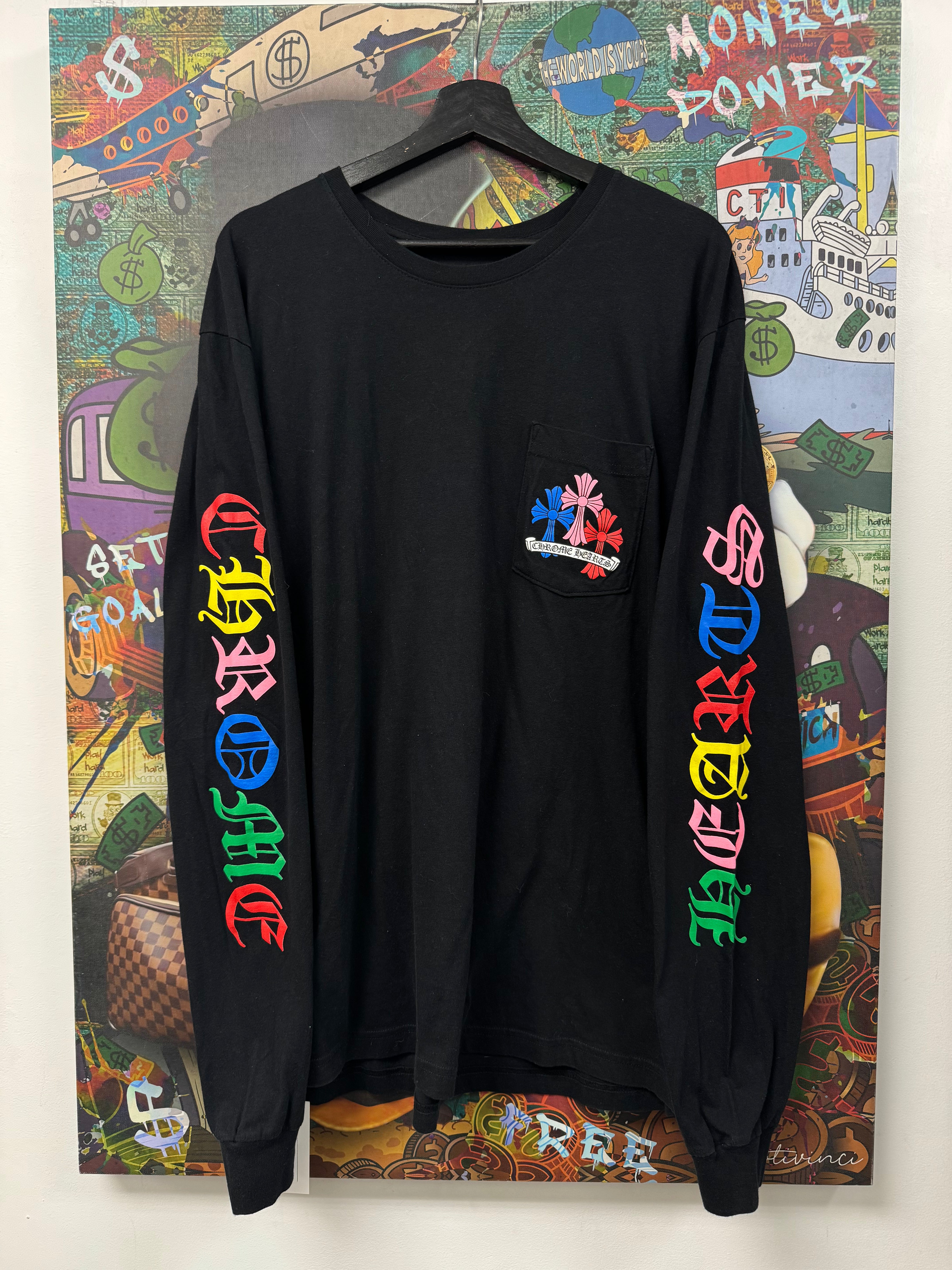 Chrome Hearts Black Multi Cross Long Sleeve