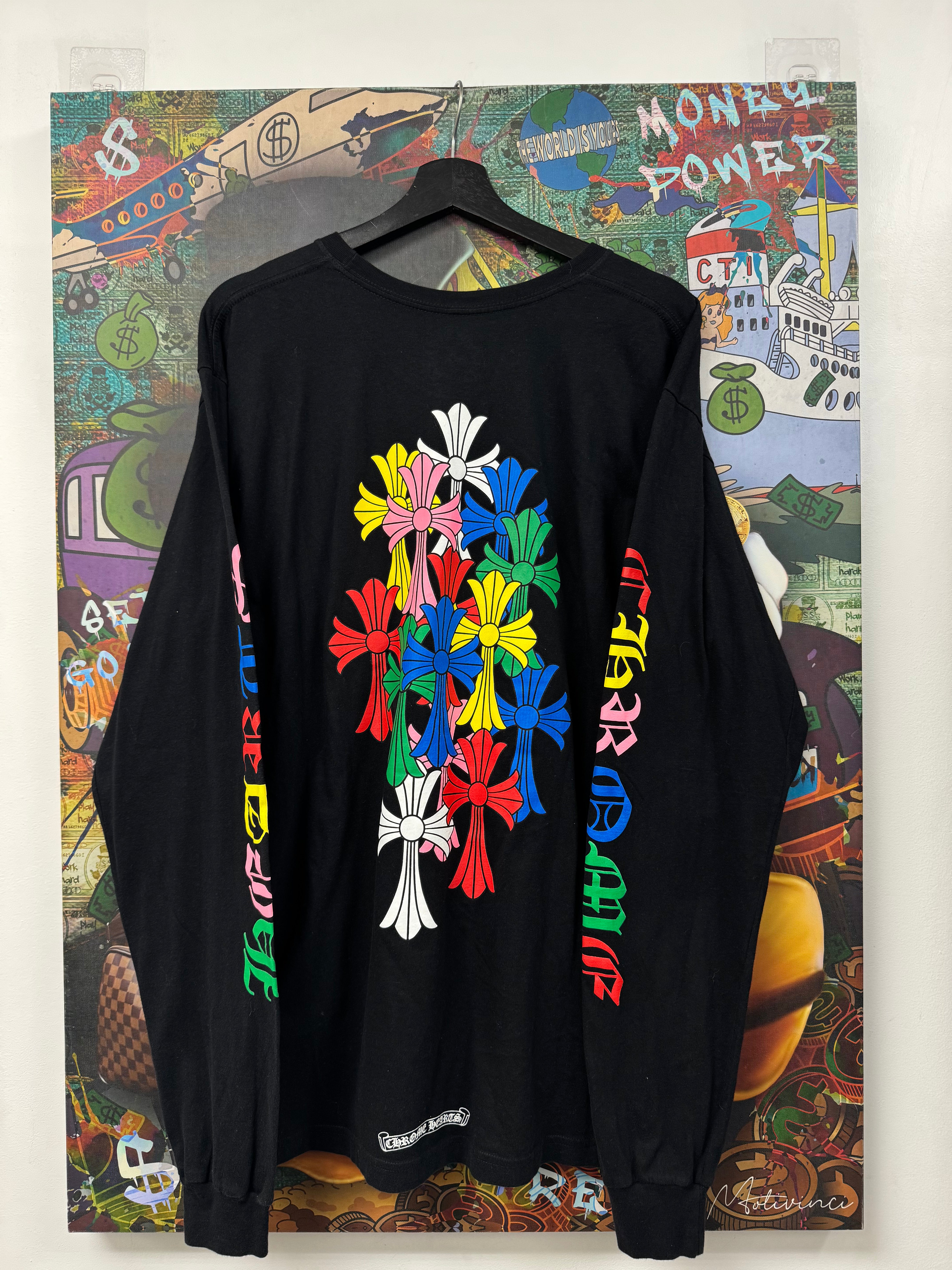 Chrome Hearts Black Multi Cross Long Sleeve