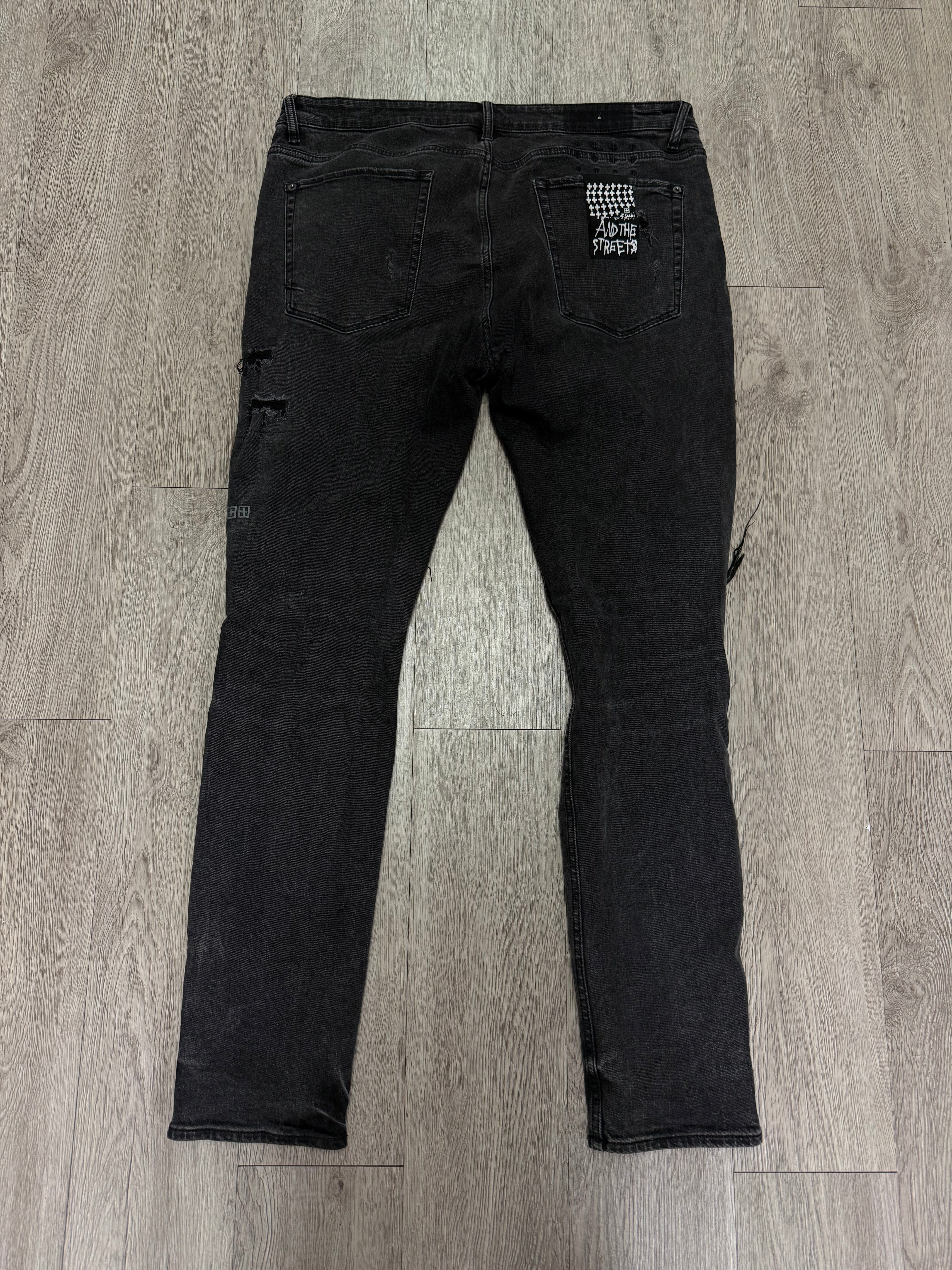 Ksubi Black Distressed Jeans
