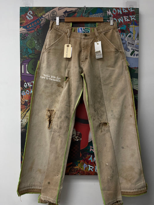 Better With Age Lemon Trouser  New With Tags