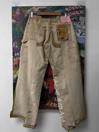 Better With Age Lemon Trouser  New With Tags