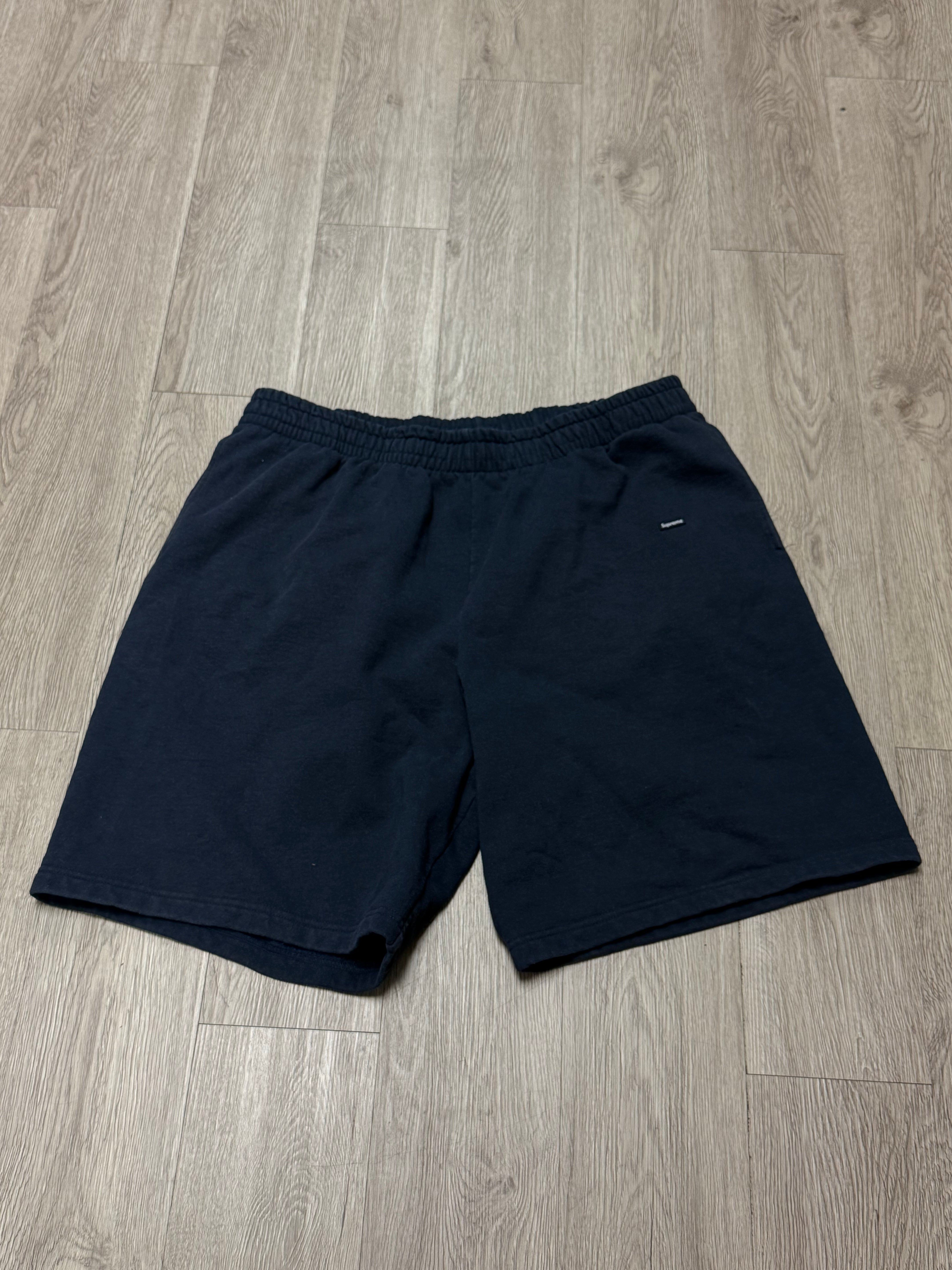 Supreme Navy Small Box Logo Shorts