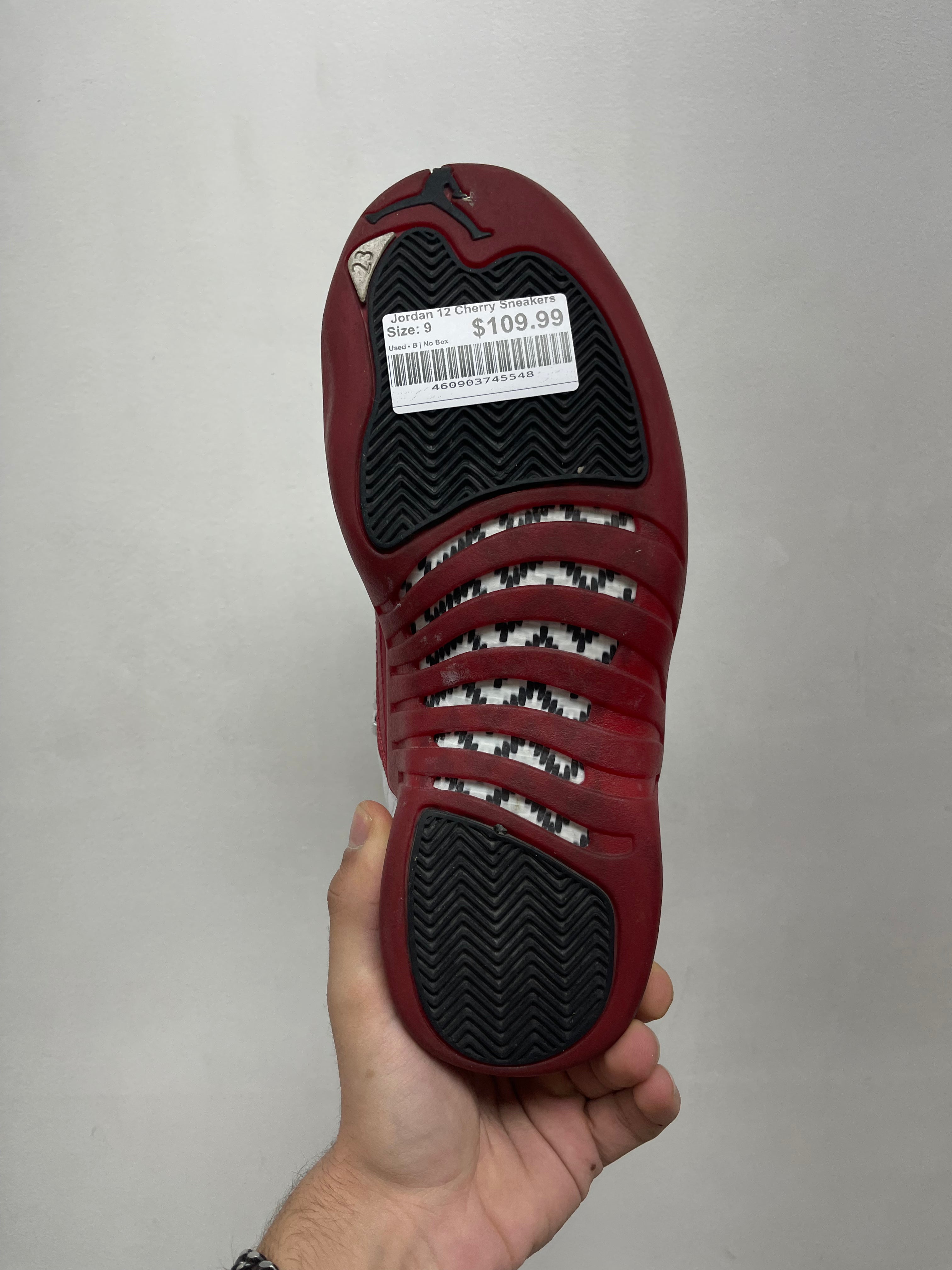 Jordan 12 Cherry Sneakers