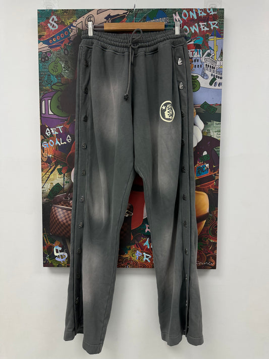 Hellstar Pin Sweats Grey Large New