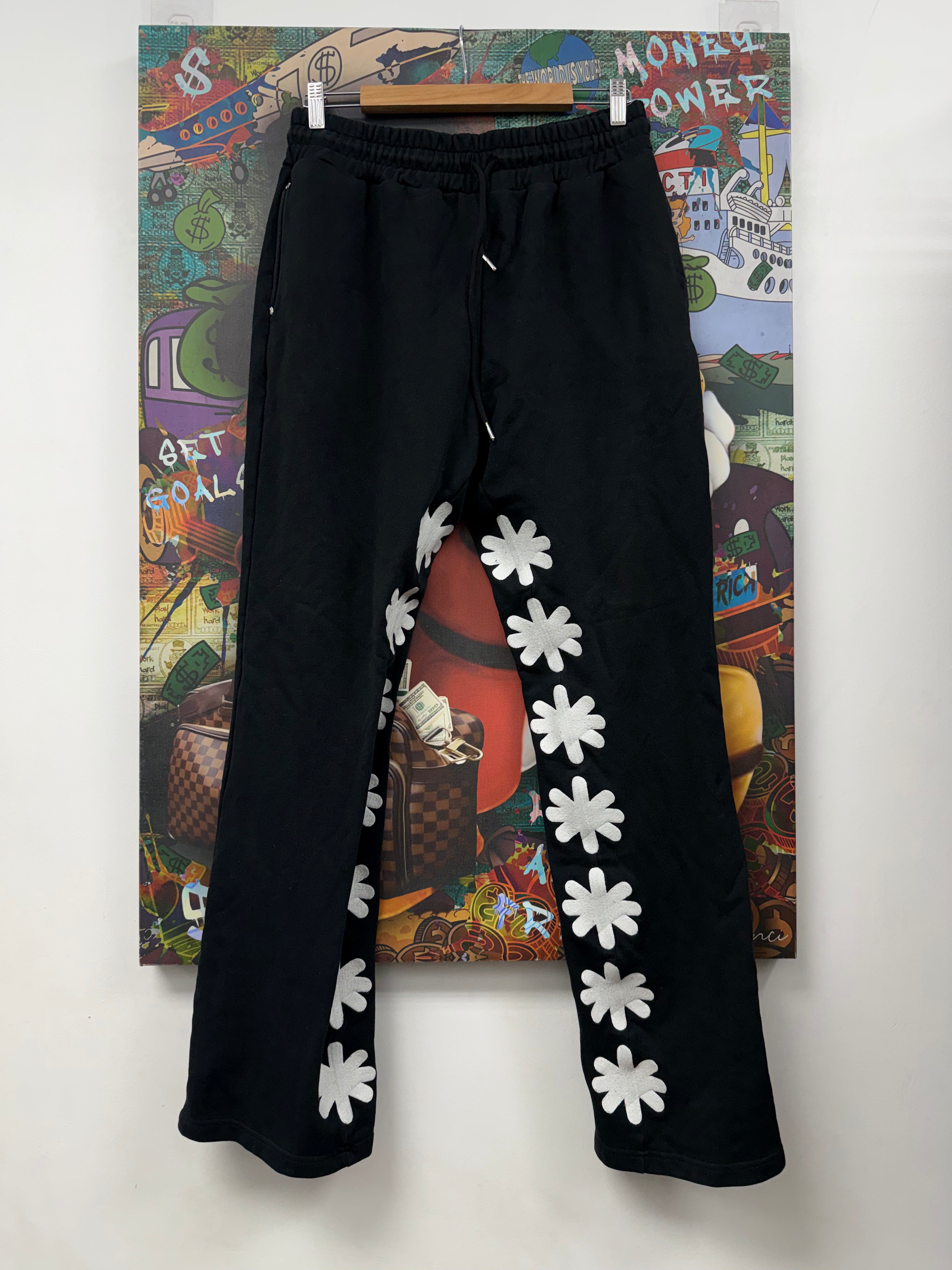 LOST SHDWS Black White Single Layer Sweats