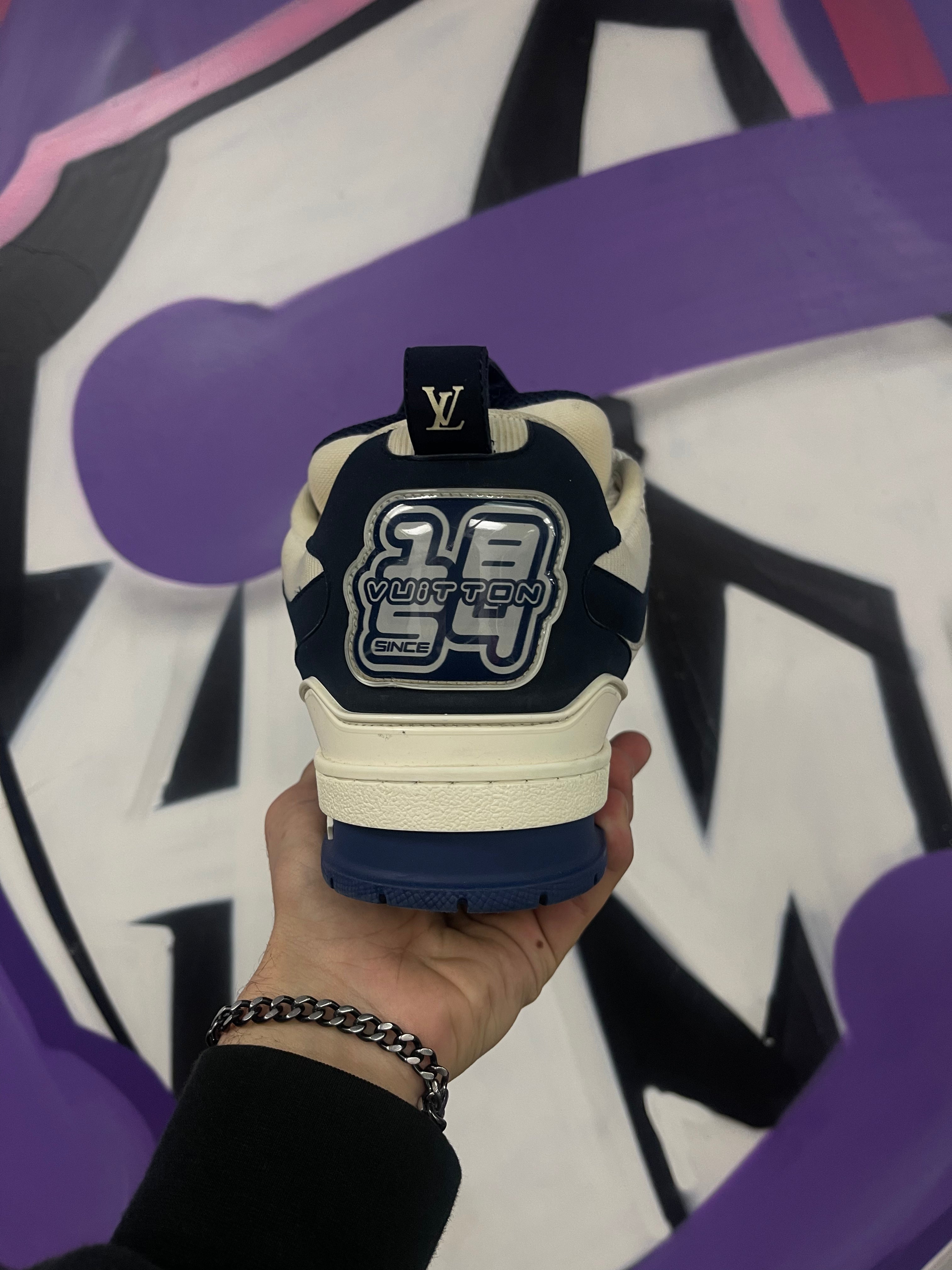 Louis Vuitton Navy Skate Sneakers