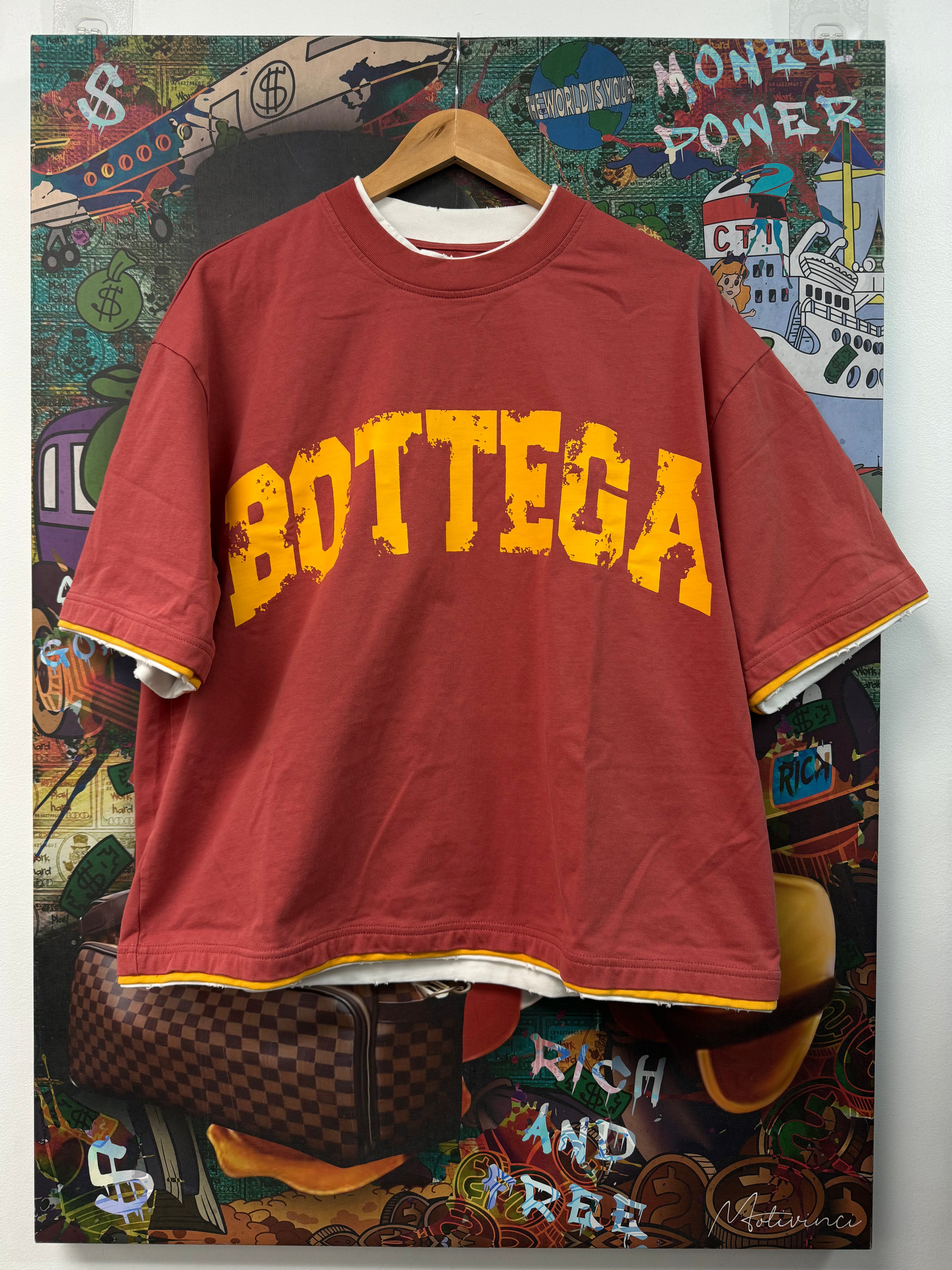 Bottega Desires Red Yellow War Tee