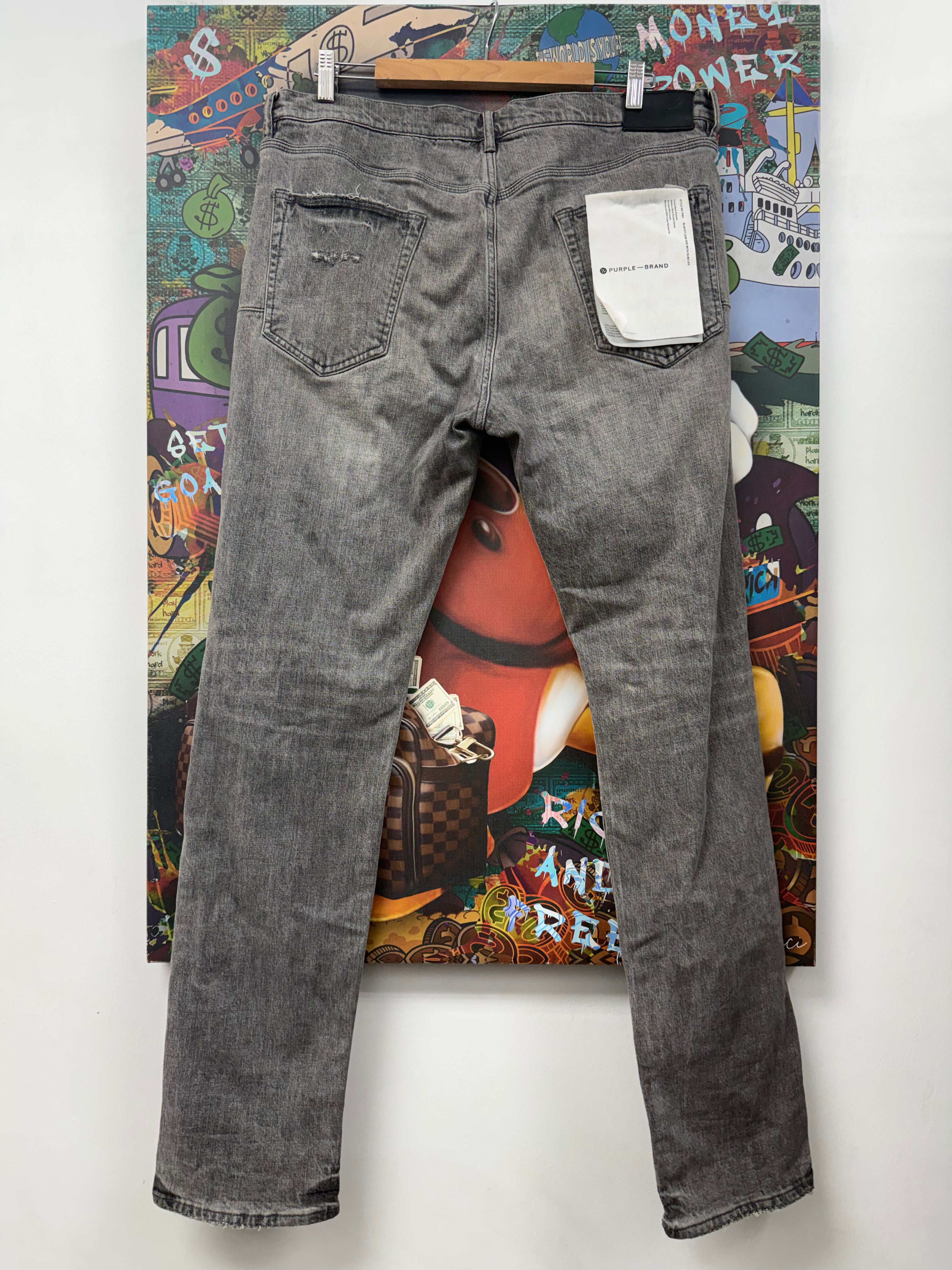 Purple Brand Grey P001 Jeans
