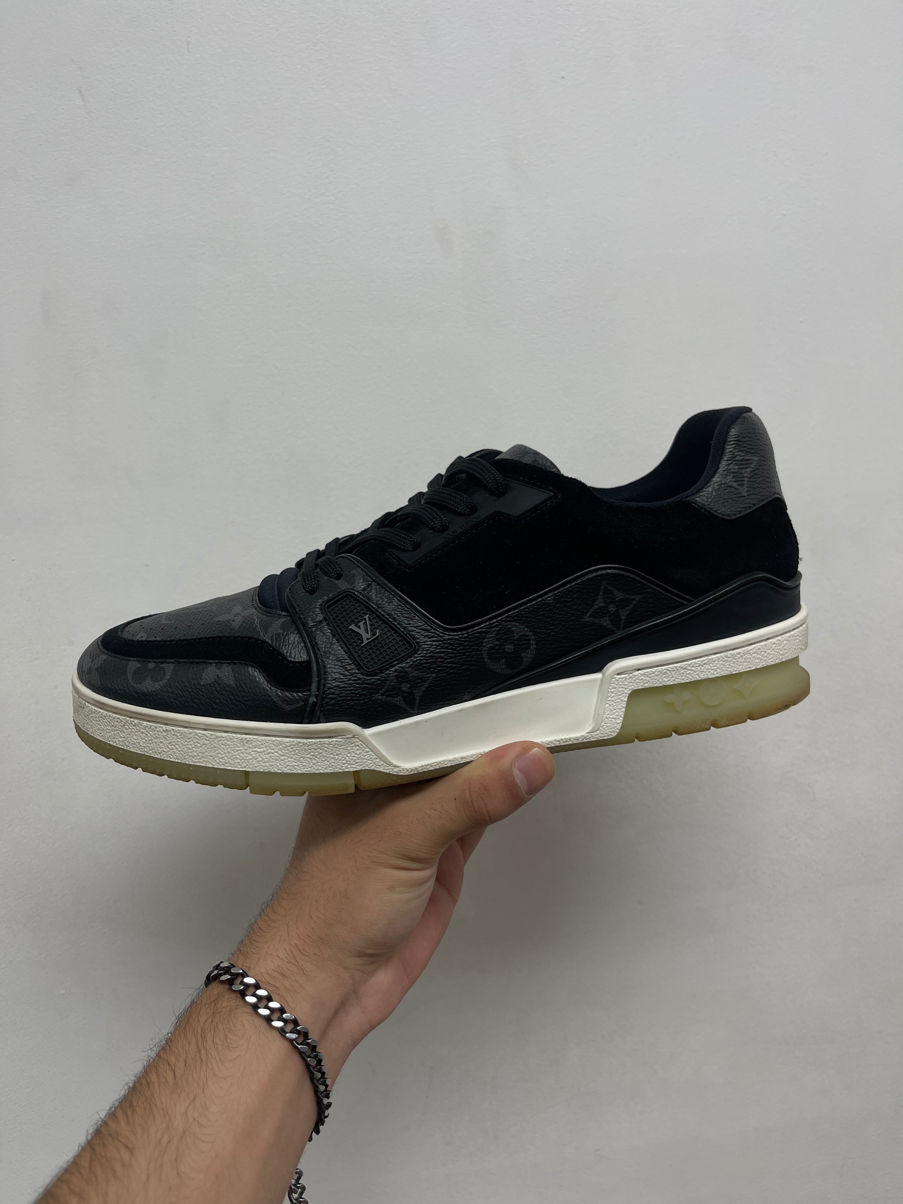 Louis Vuitton Black Monogram Sneakers