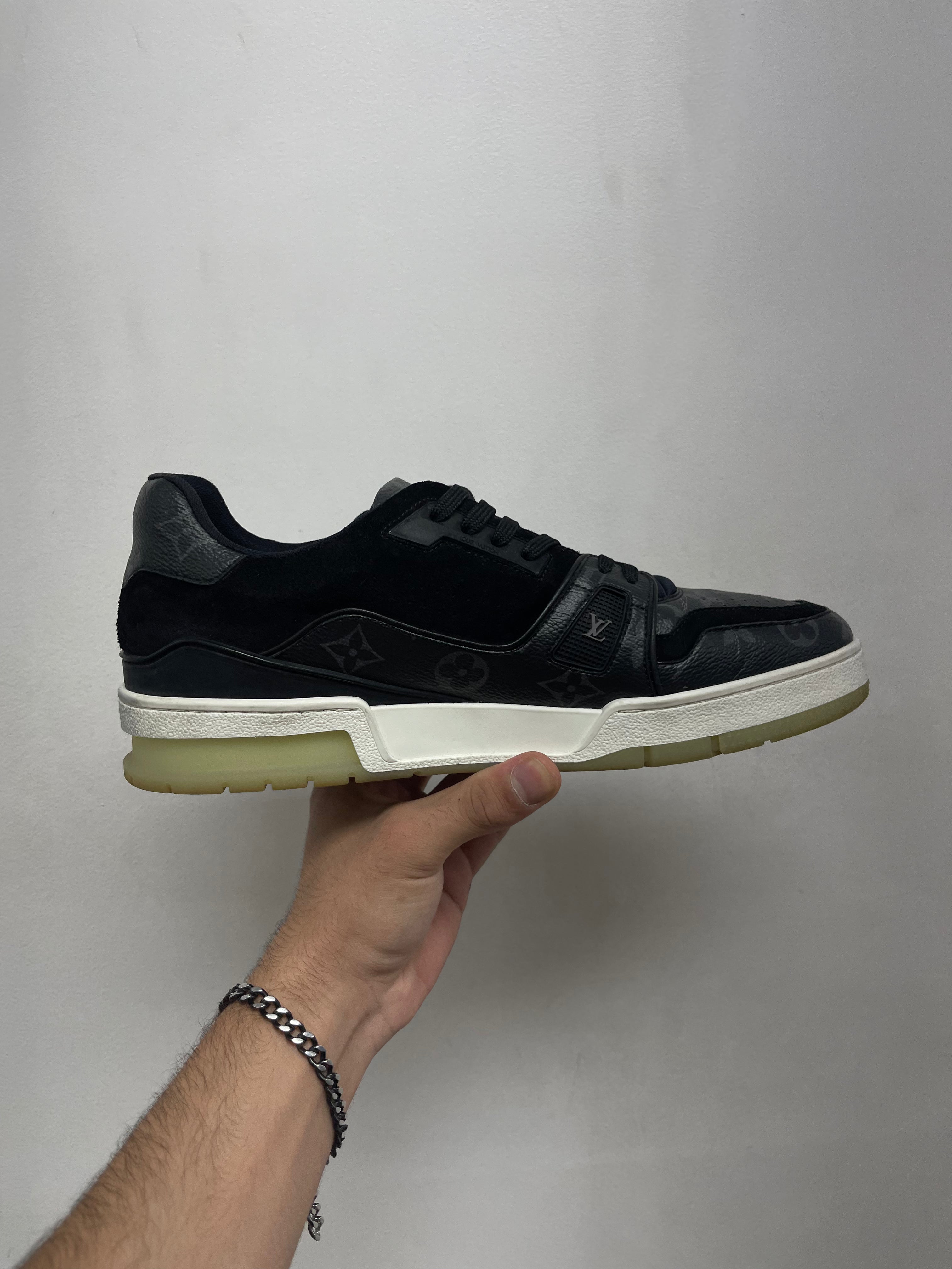 Louis Vuitton Black Monogram Sneakers