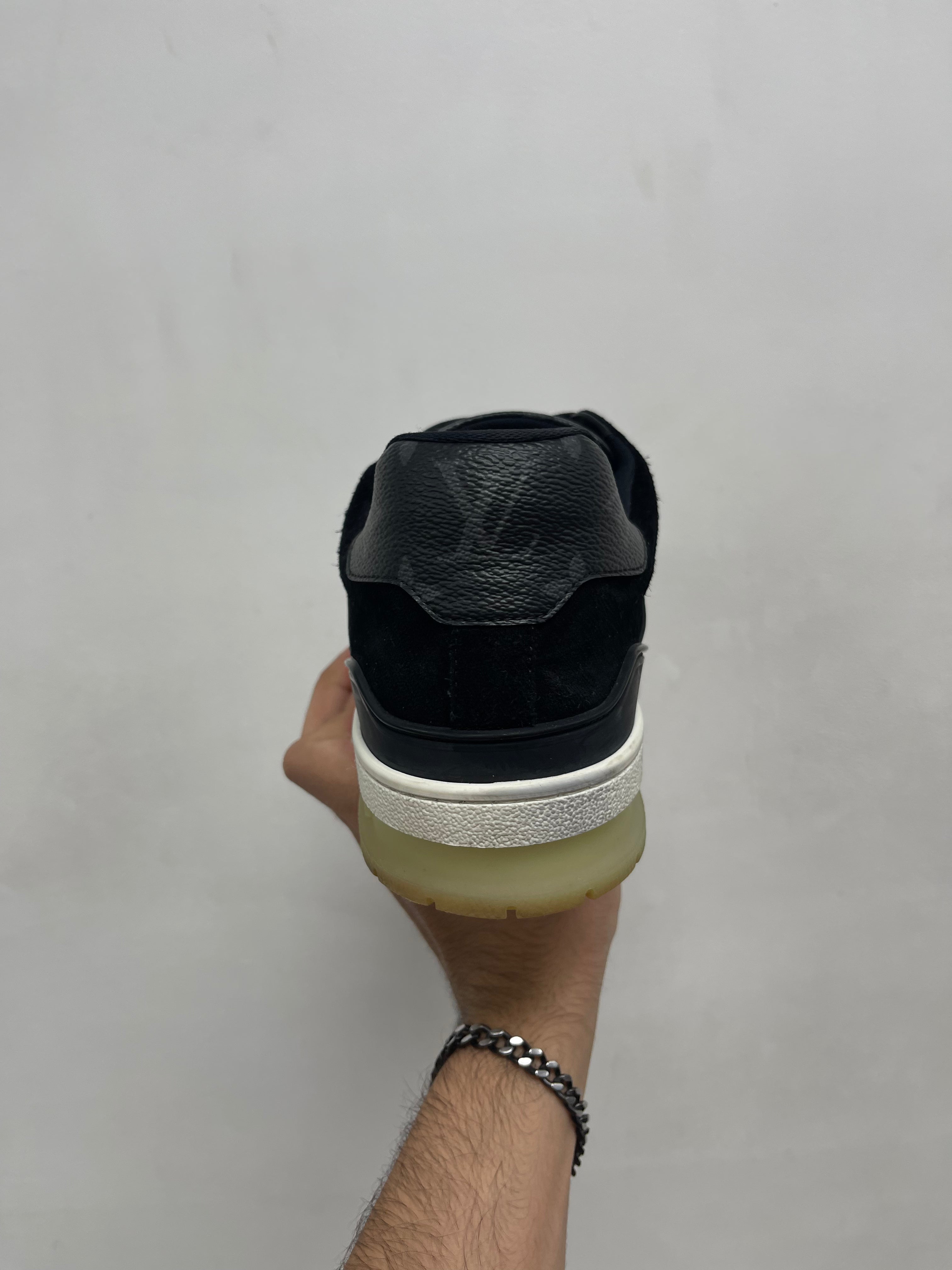 Louis Vuitton Black Monogram Sneakers