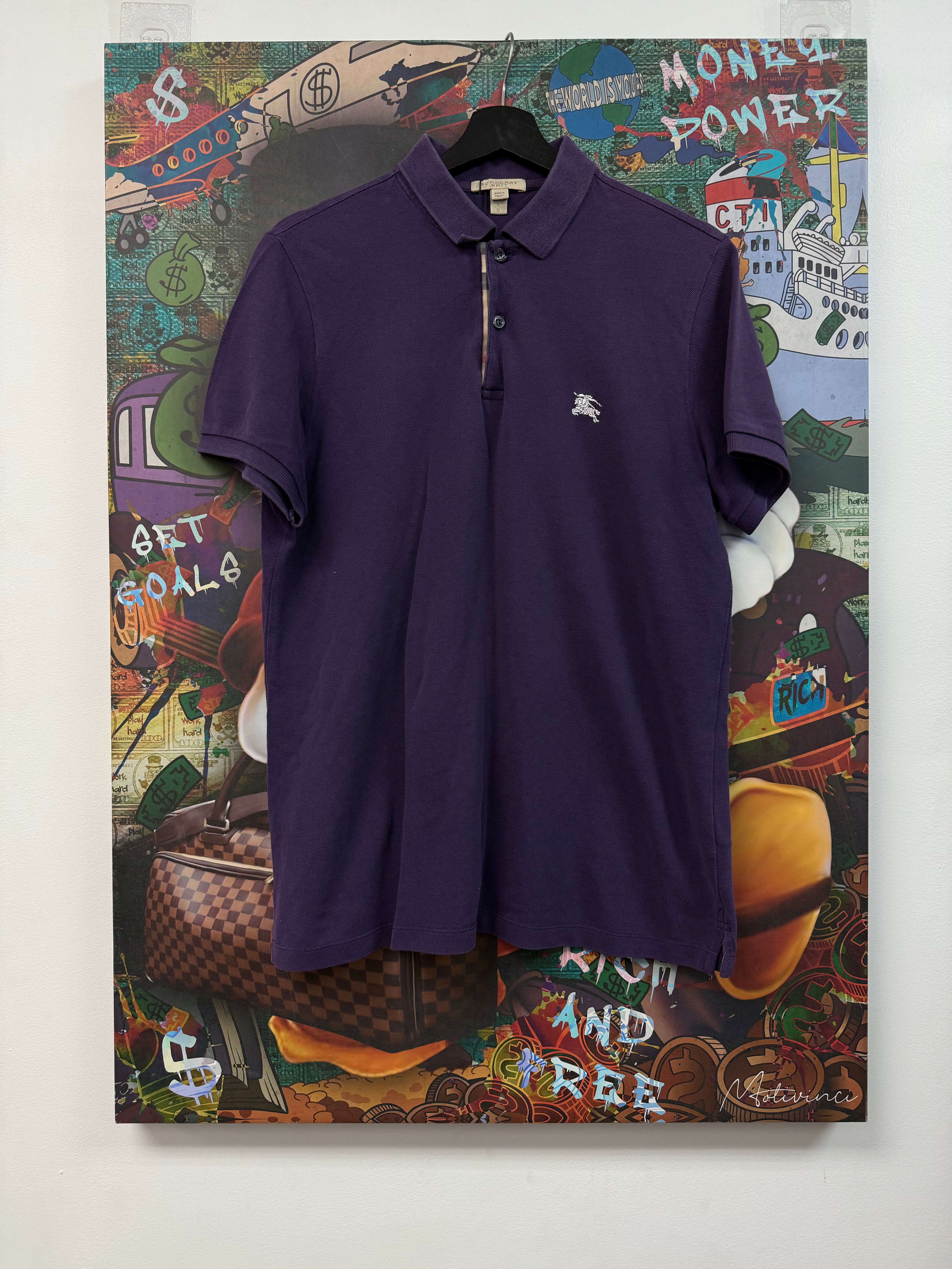 Burberry Purple Polo