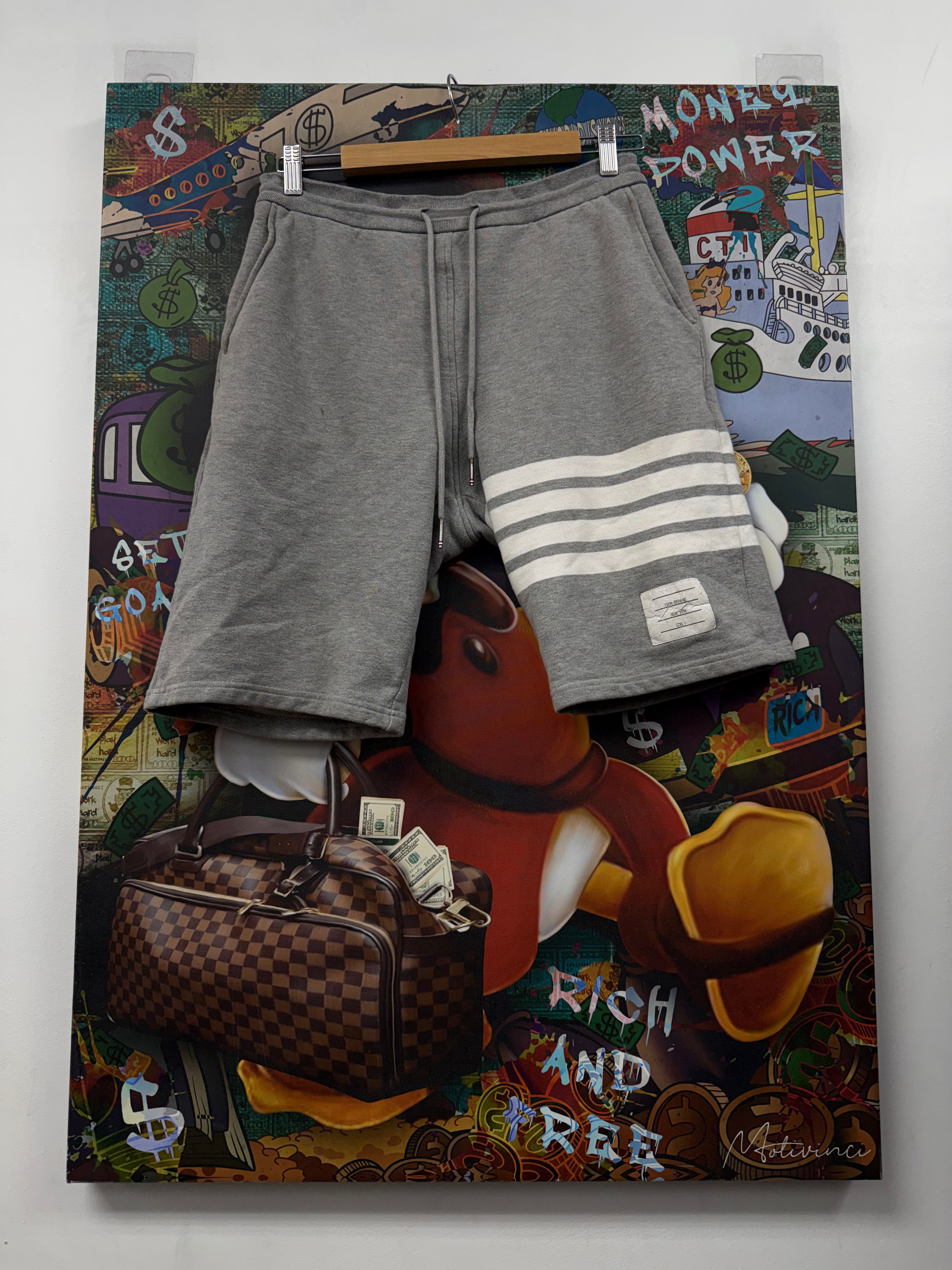 Thom Browne Grey 4 Bar (1) Shorts