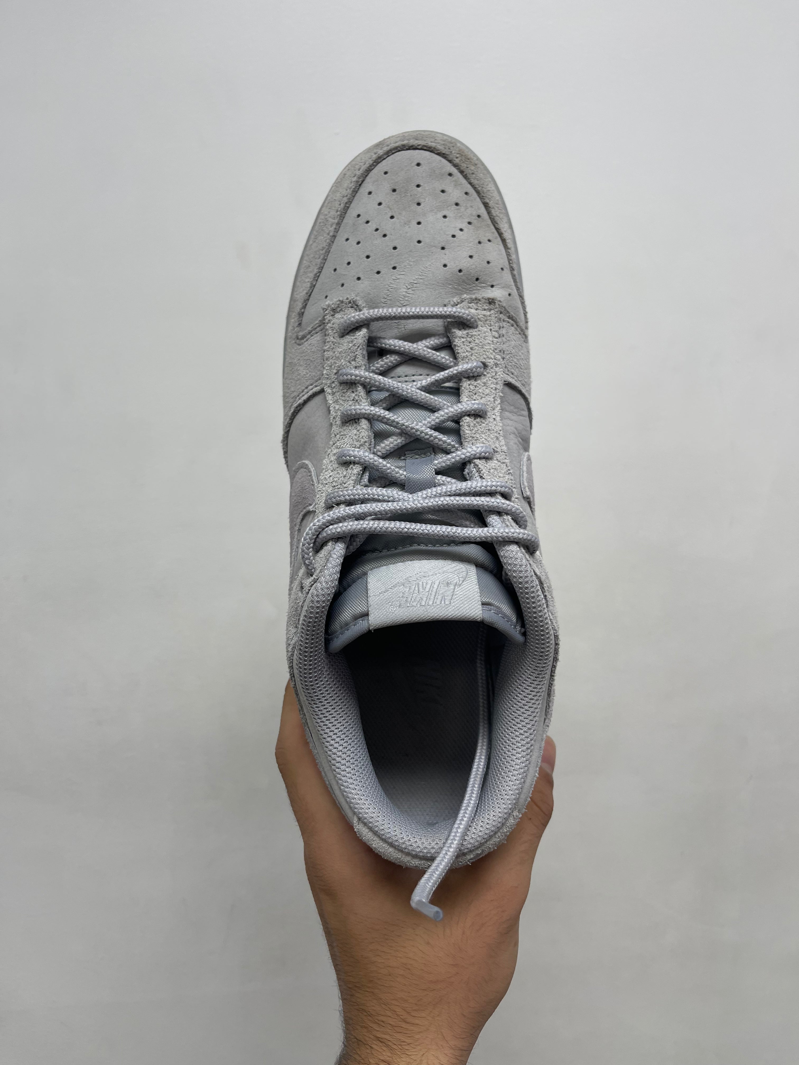 Nike Dunk Low Grey Suede Sneakers