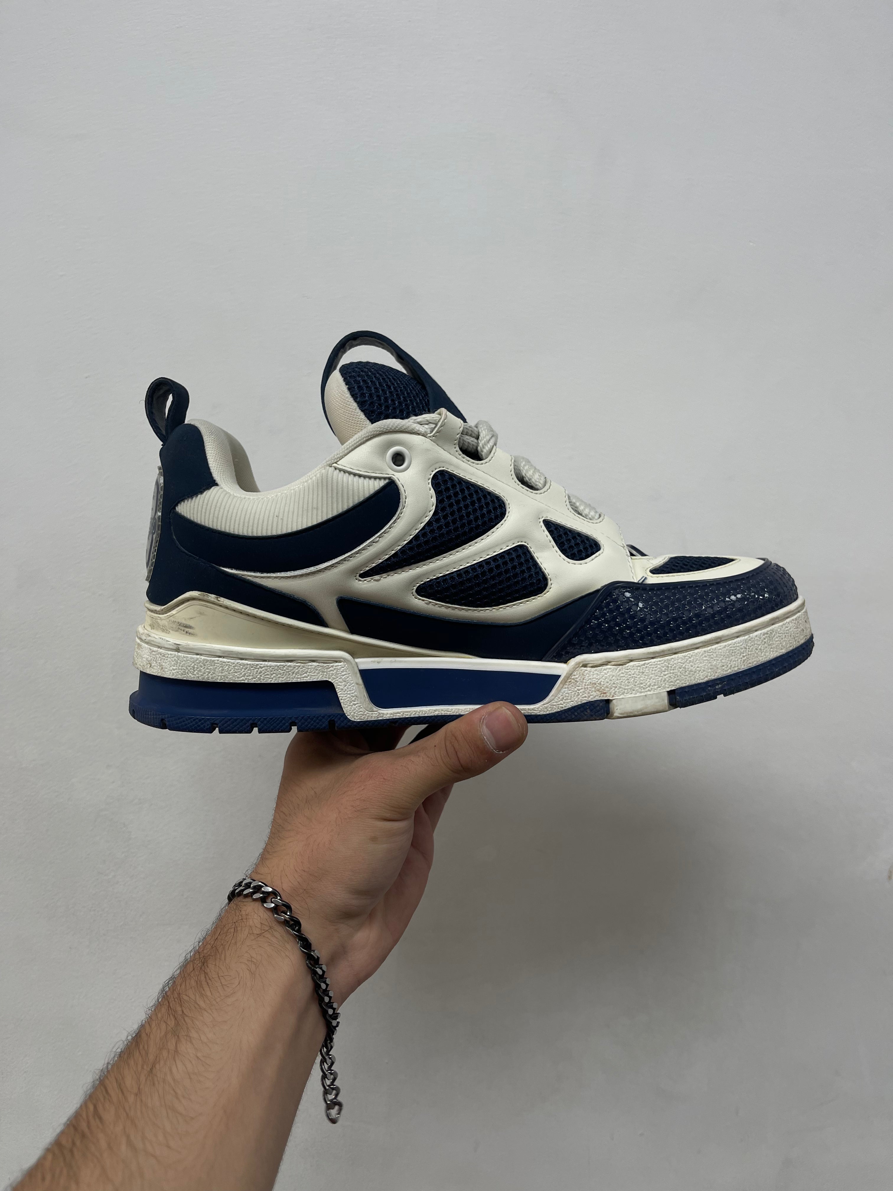 Louis Vuitton Navy Skate Sneakers