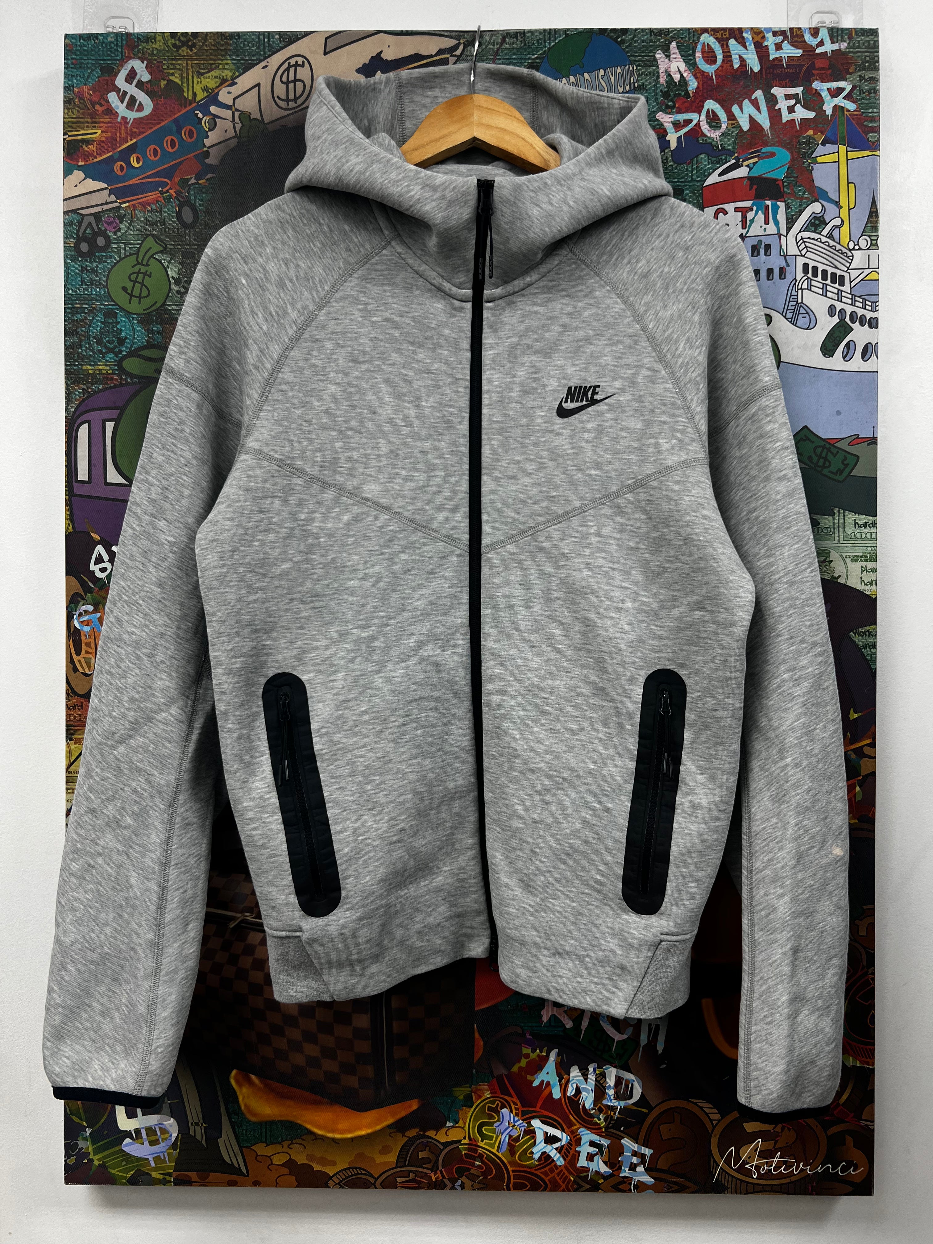 Nike Grey Tech (Minor Bleach Stain) Zip Up