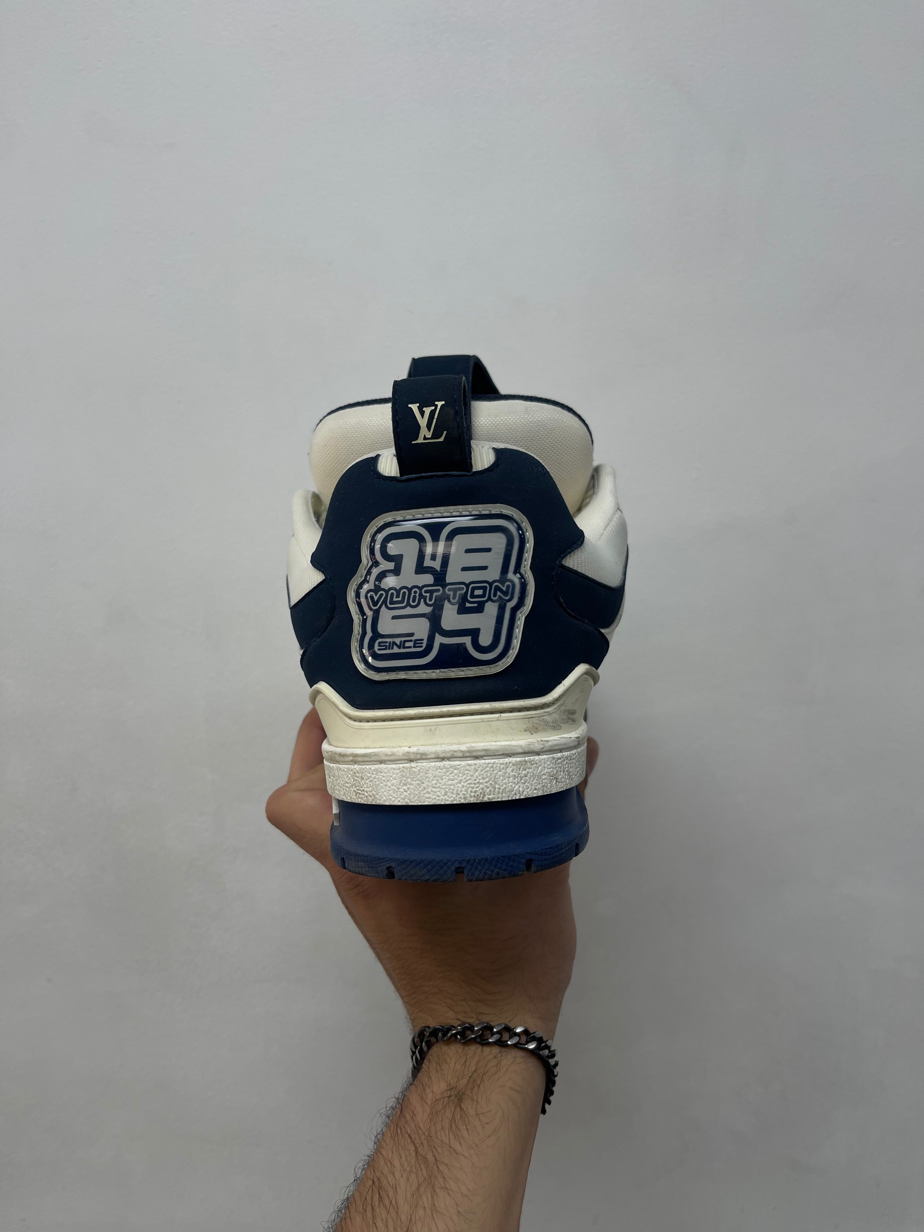 Louis Vuitton Navy Skate Sneakers