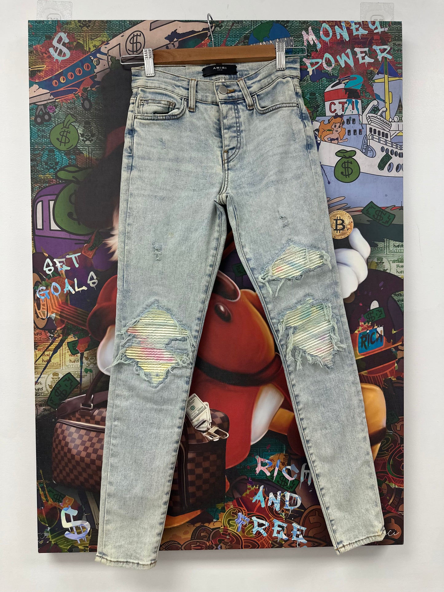 Amiri MX1 Tye Dye Jeans  Used 24 N/A