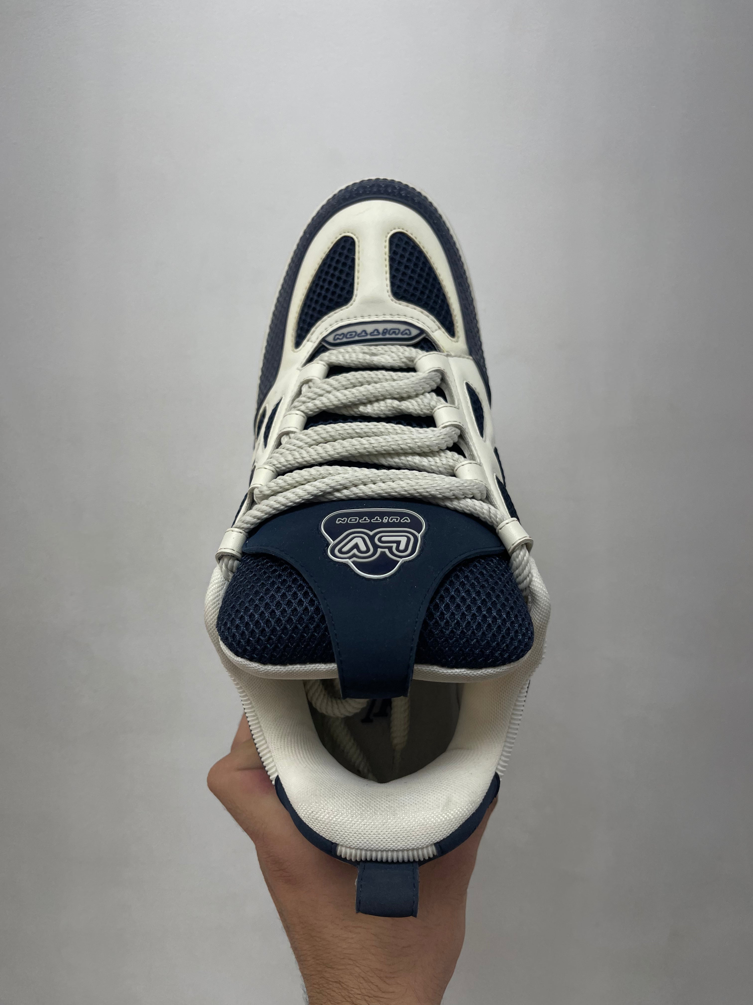 Louis Vuitton Navy Skate Sneakers