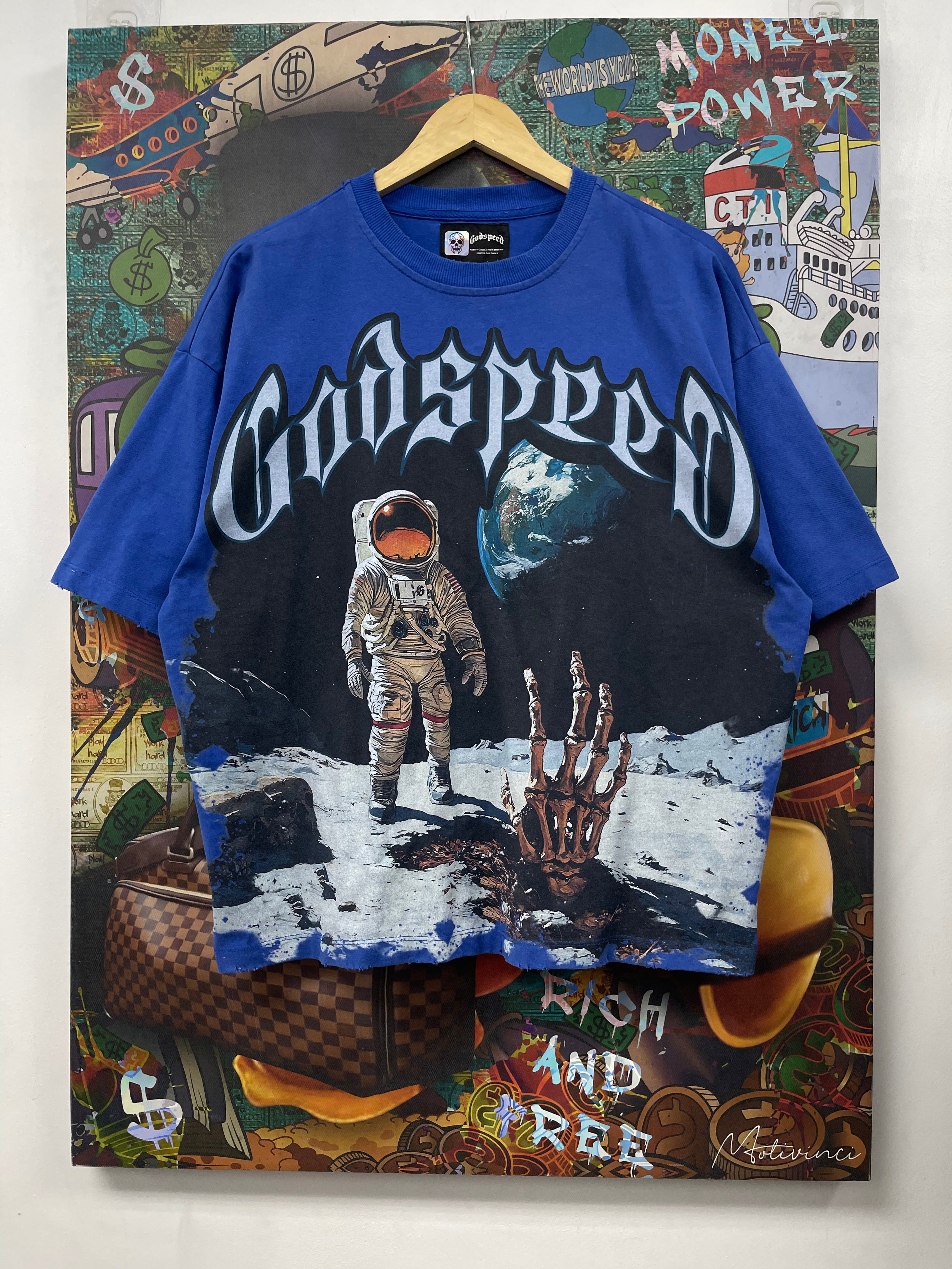 Godspeed Blue Astronaught Tee