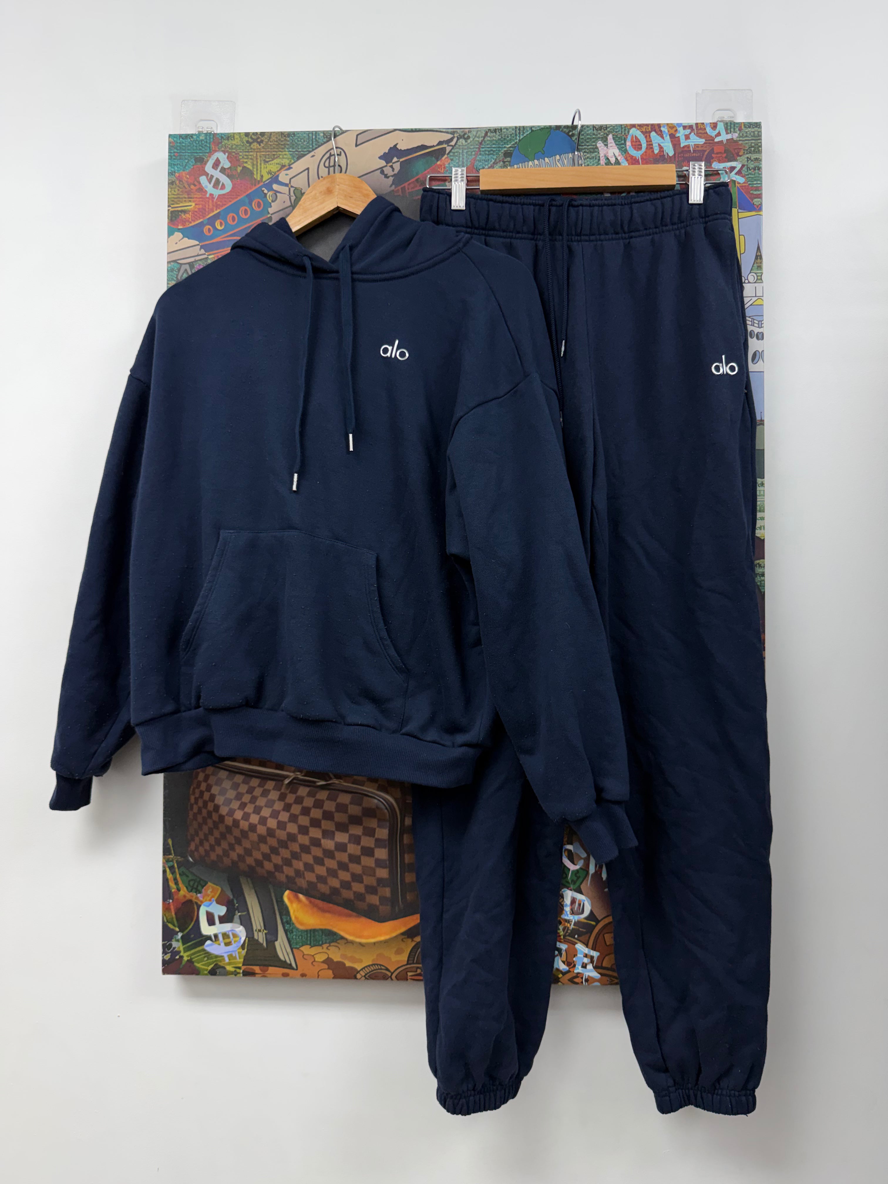 ALO Navy Accolade Sweatsuit