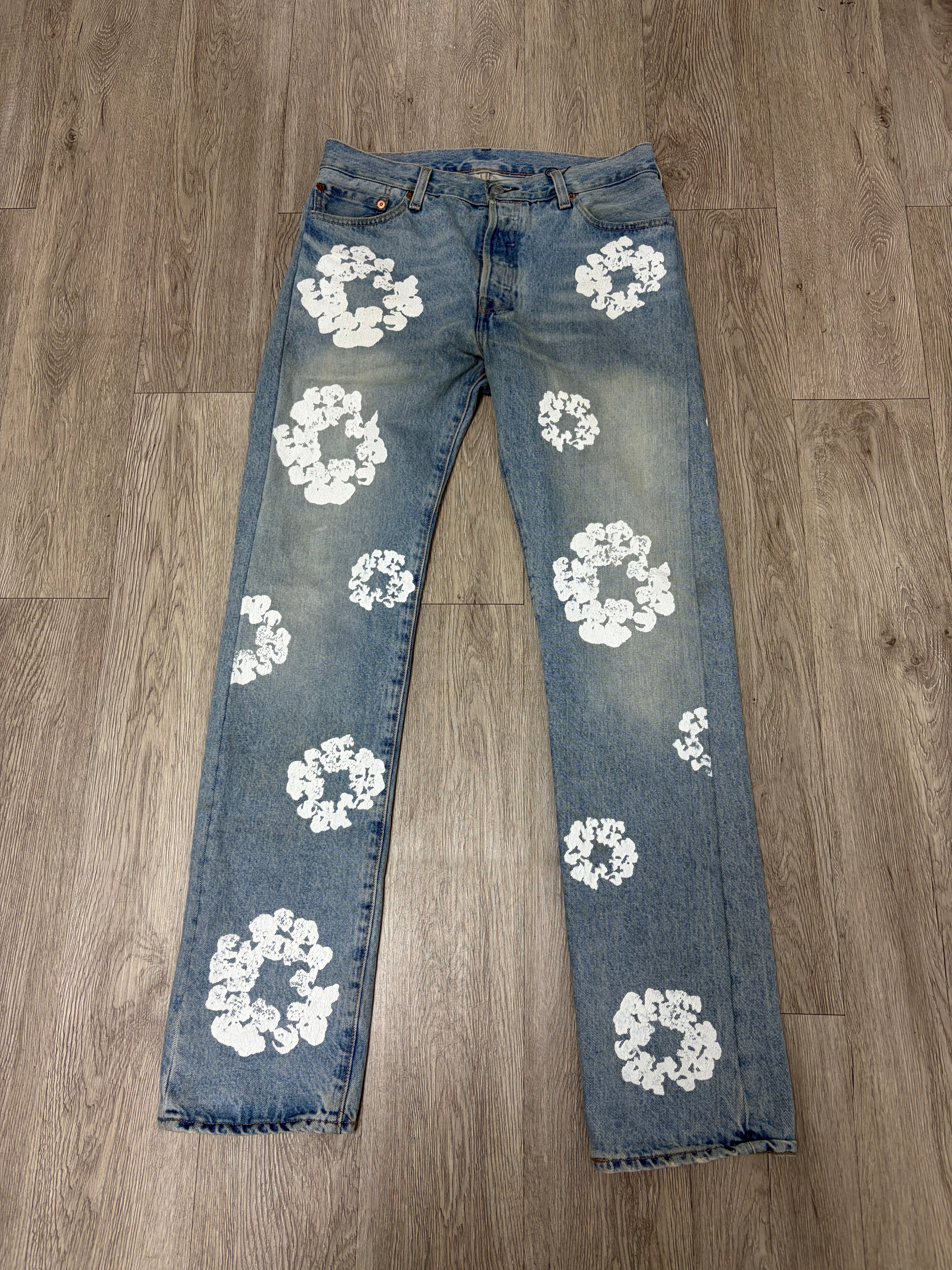 Denim Tears Jeans Light Wash (Altered Fits 32)