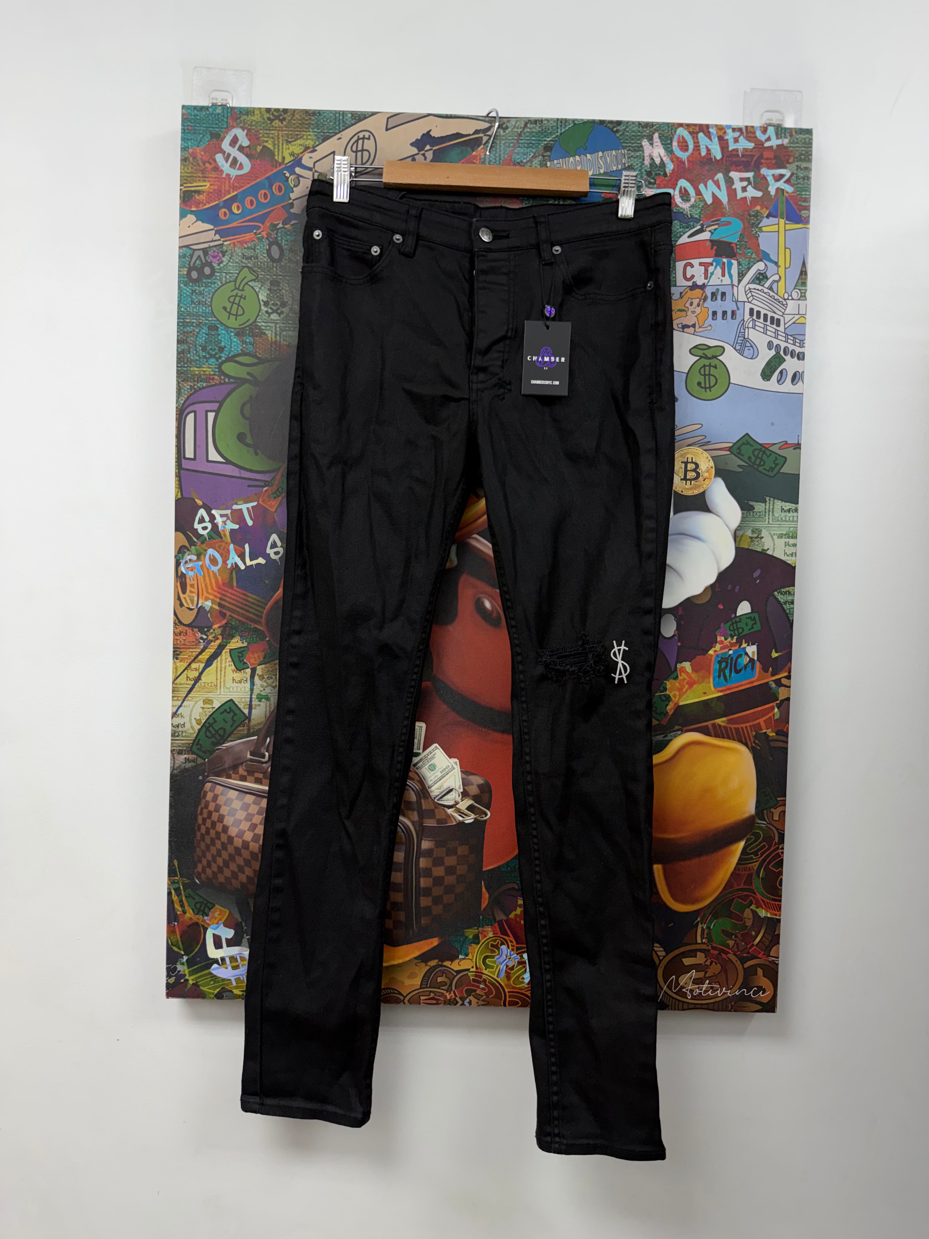 Ksubi Black Wax Jeans