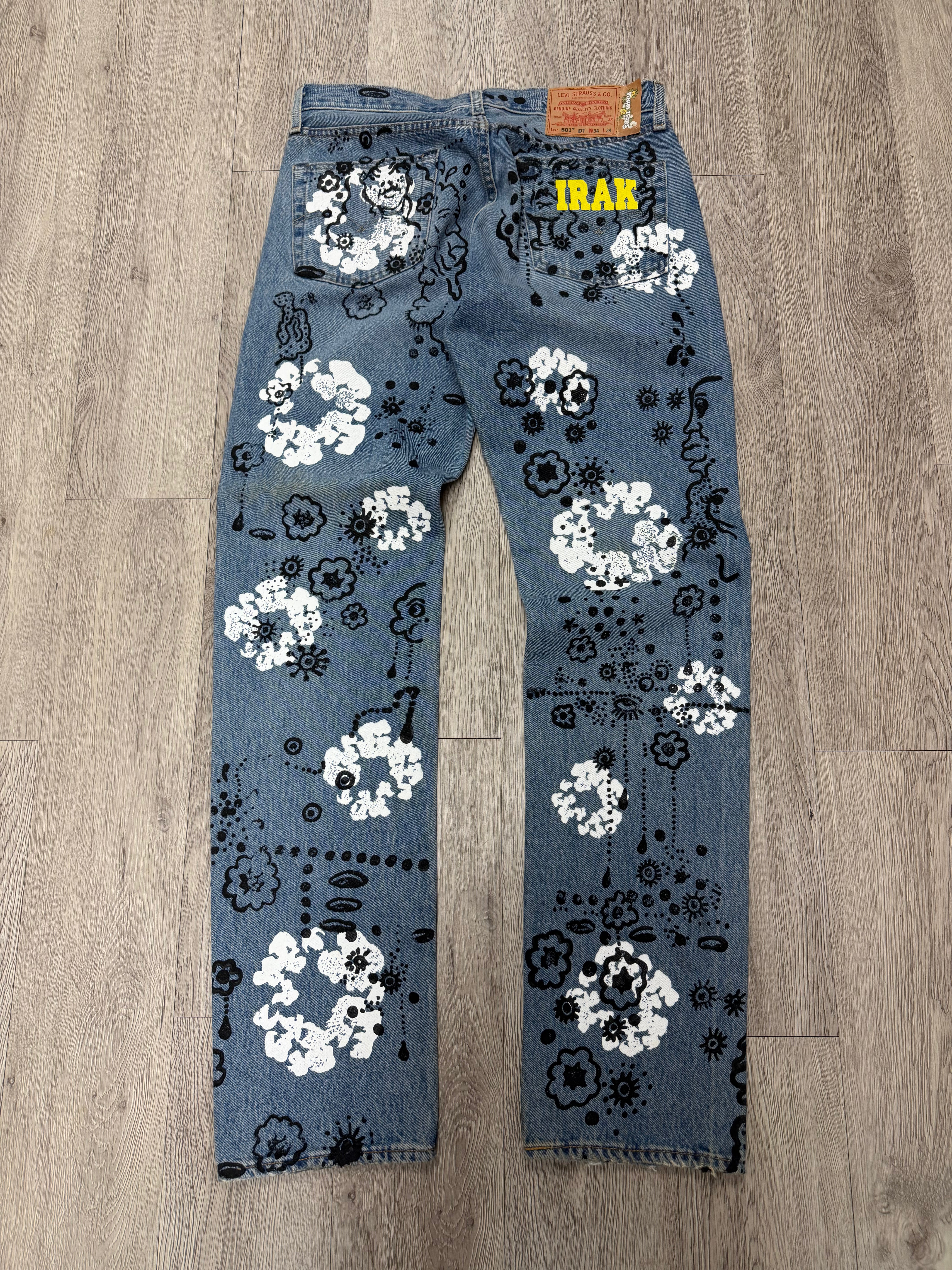 Denim Tears Irak Light Wash Jeans