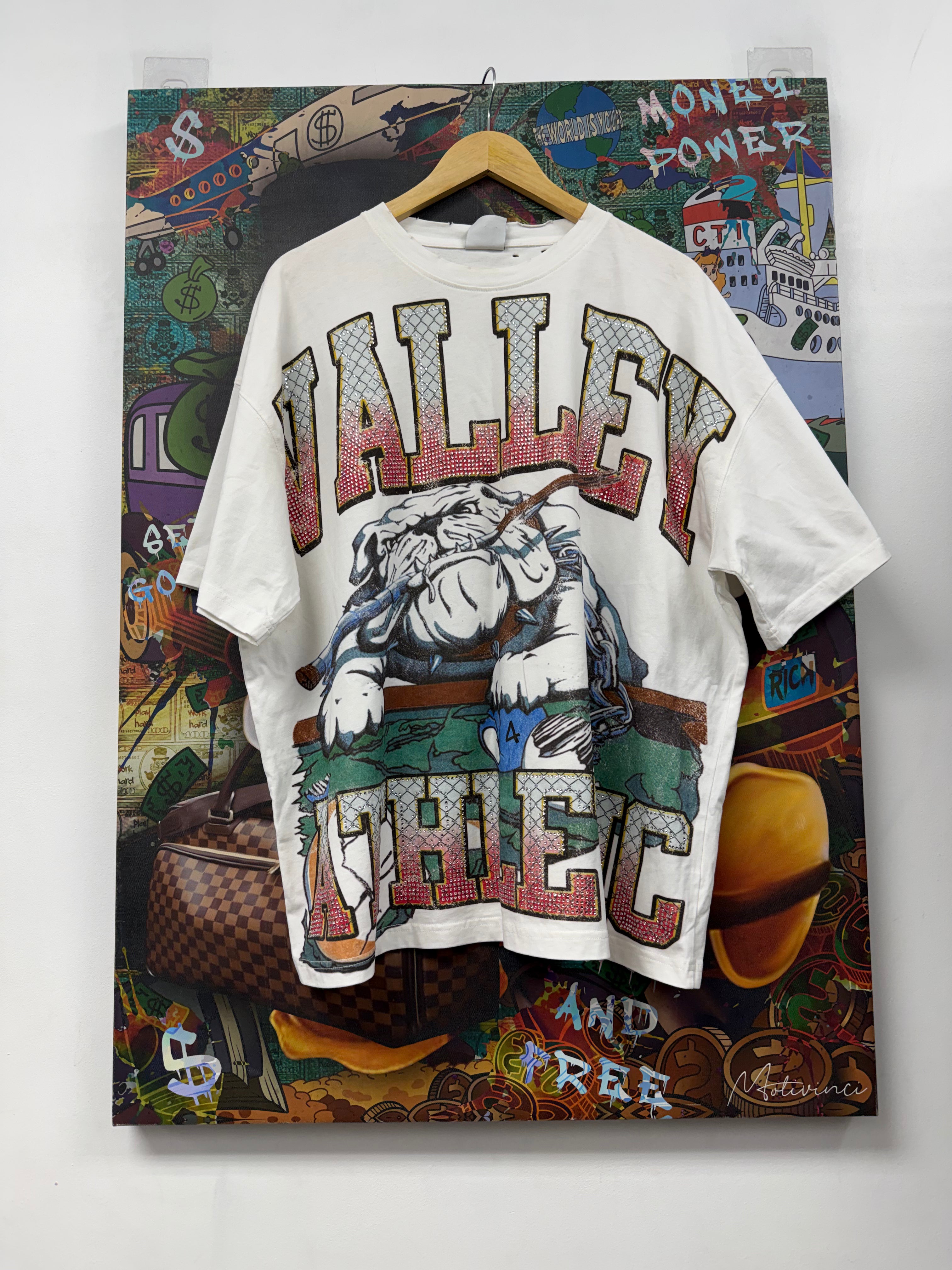 Vale White Polo Bling Tee