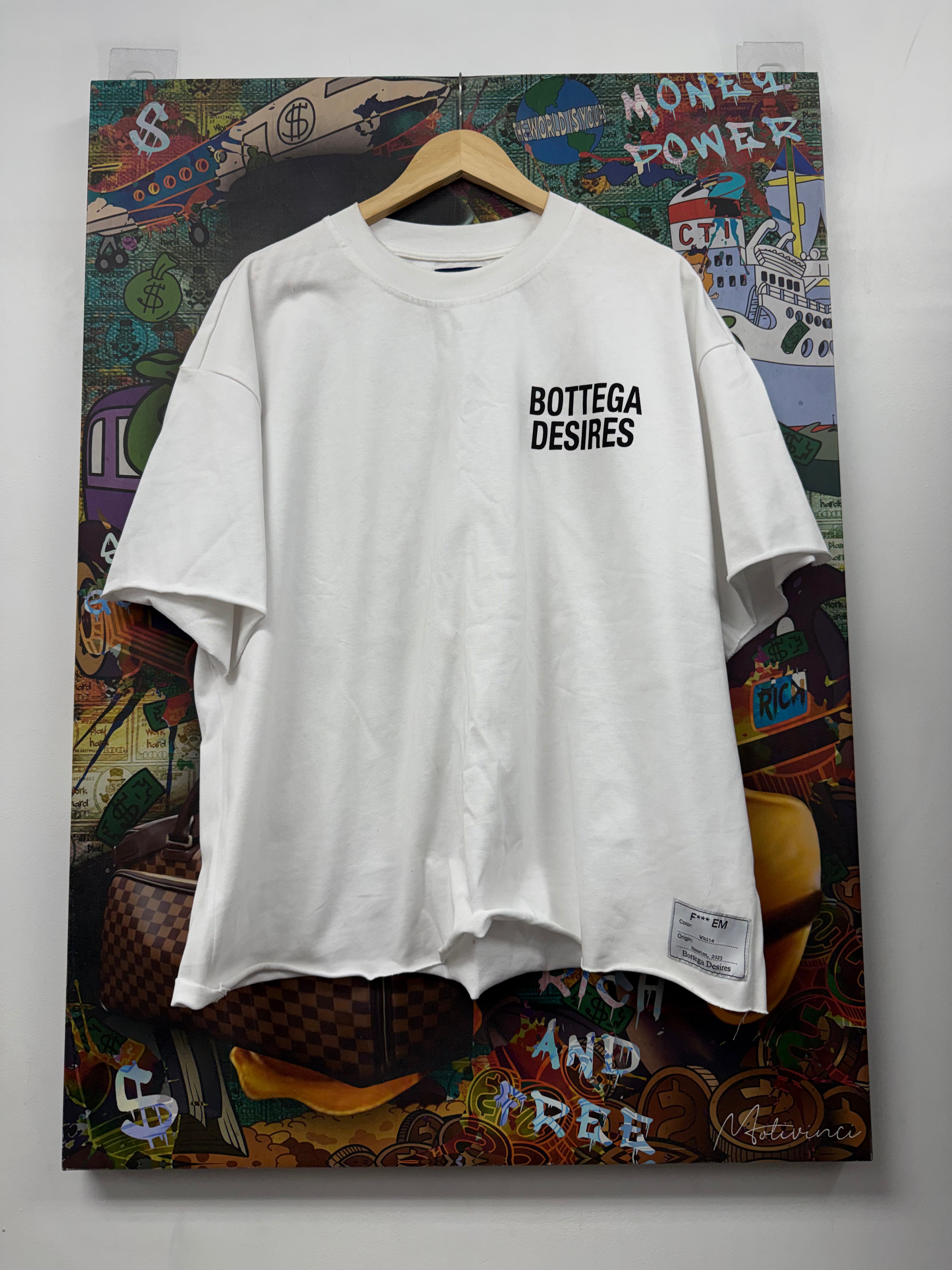 Bottega Desires White F*ck Em Tee